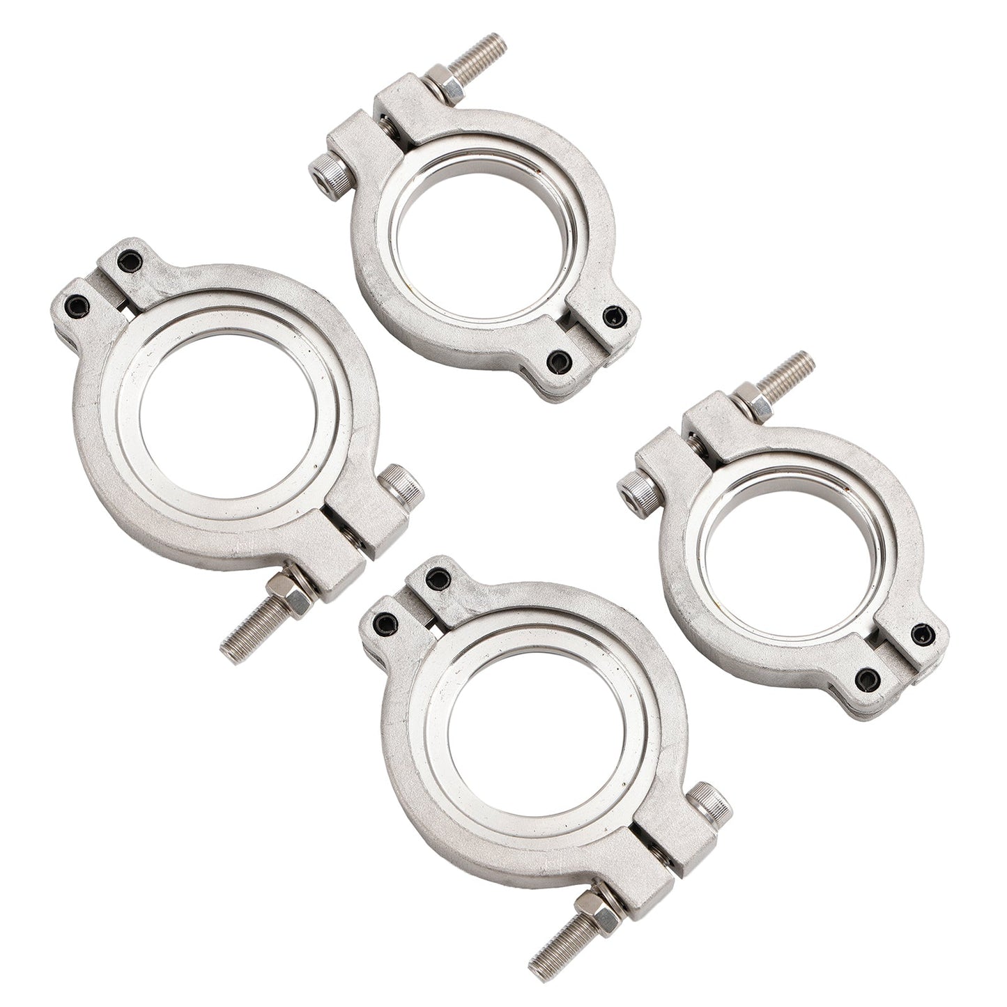 4PC TiAL MV-S 38mm Wastegate V-Band Clamp Set Kit with Screws Nuts and Seals