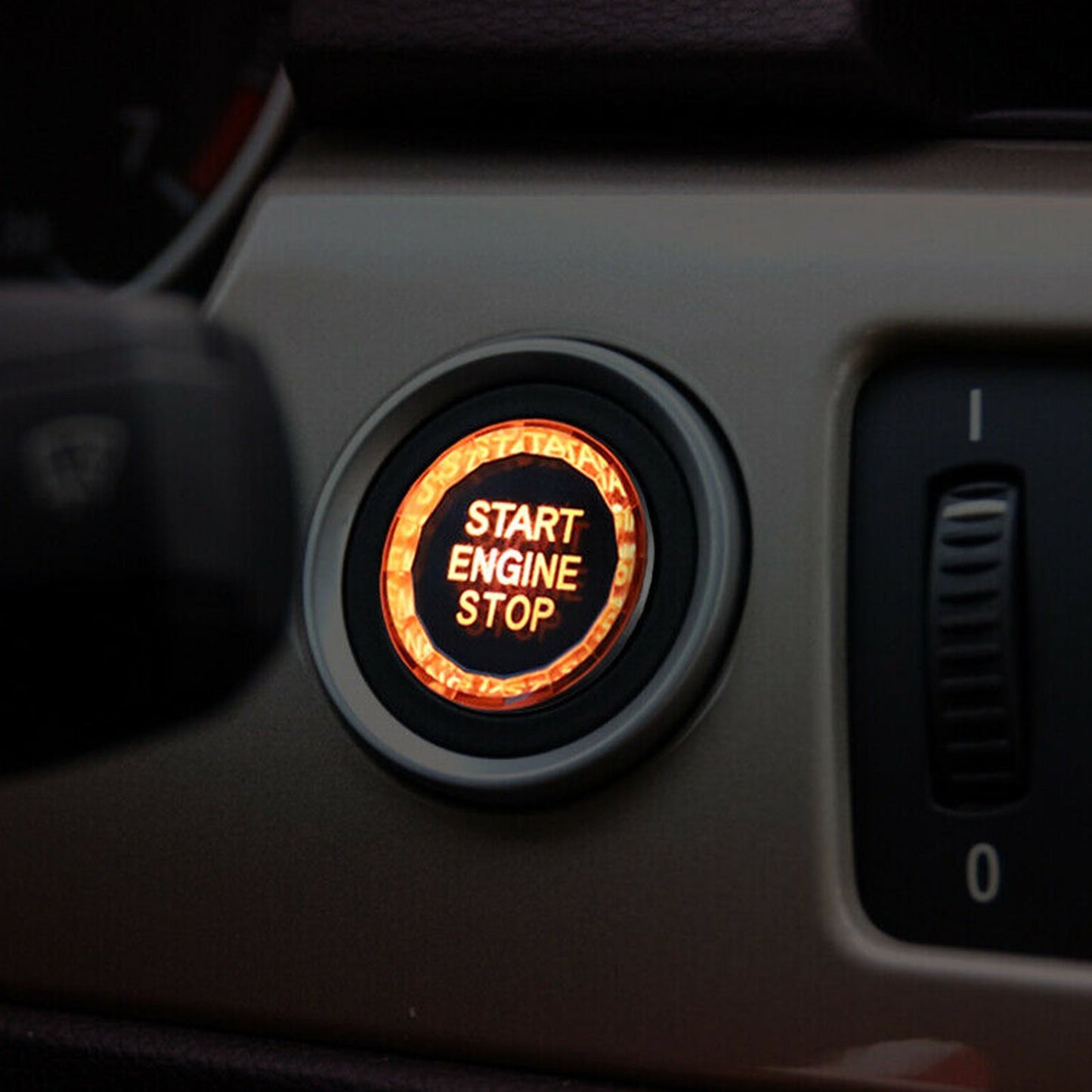 Black Start Stop Engine Button Crystal For BMW E Chassis E90 E92 E93 E64 E46