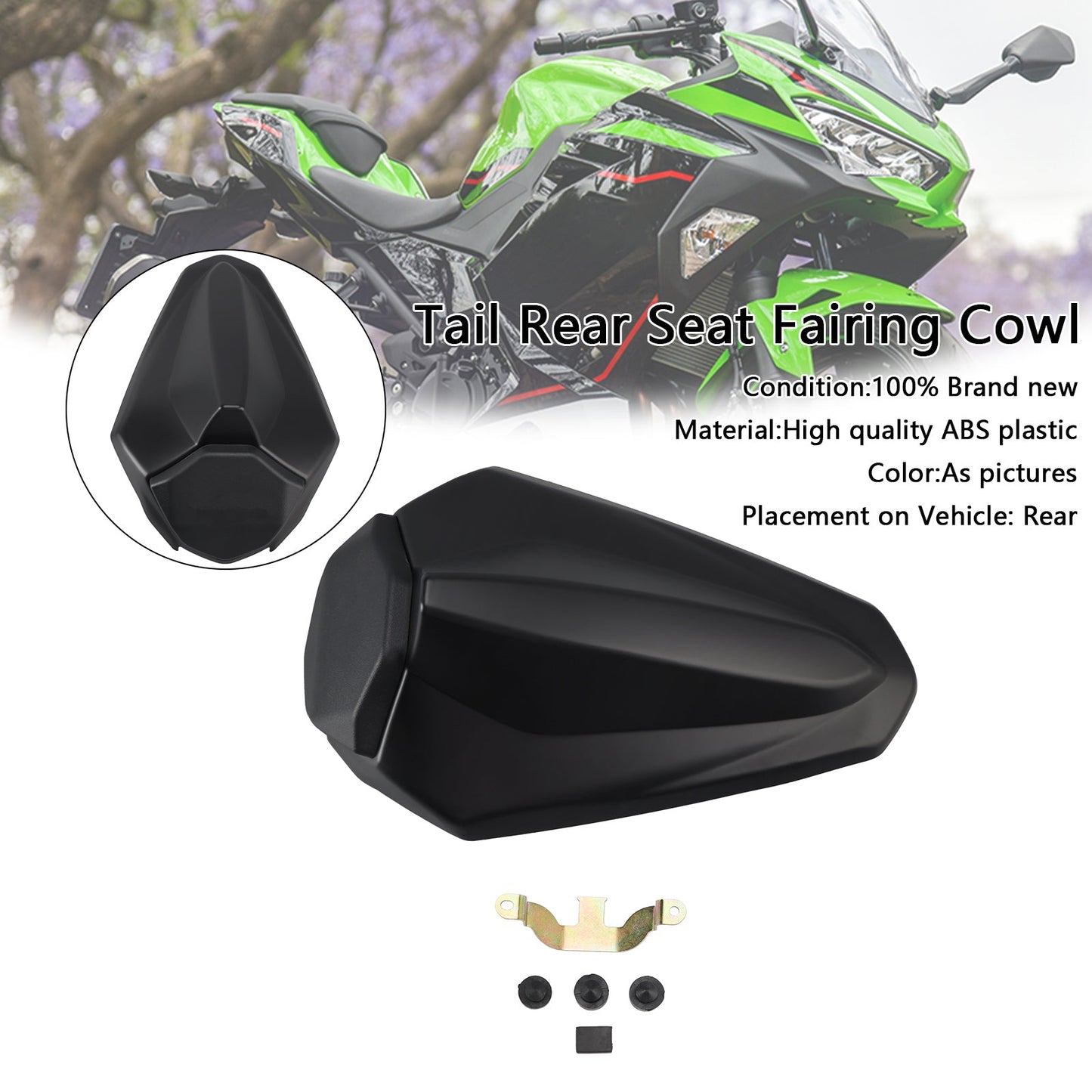 2018-2024 Kawasaki Ninja 400 EX400 Racing Tail Rear Seat Fairing Cowl