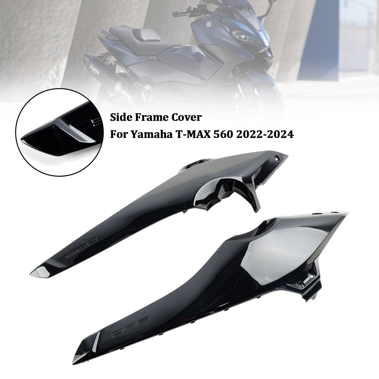 Side Frame Cover Panels Fairing Cowls For Yamaha T-MAX 560 2022-2024