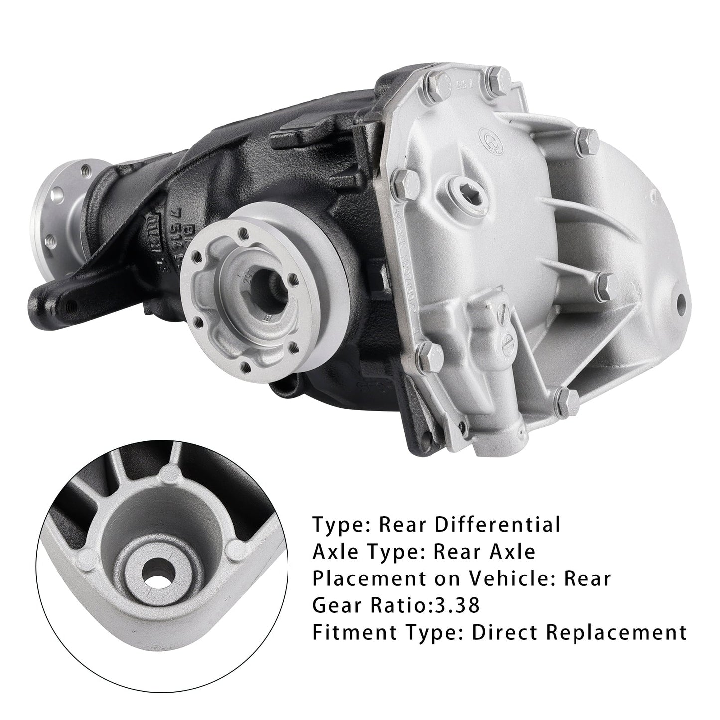 Rear Differential Carrier 3.38 Ratio For BMW E81 E87 E90 E91 E92 318i 323i