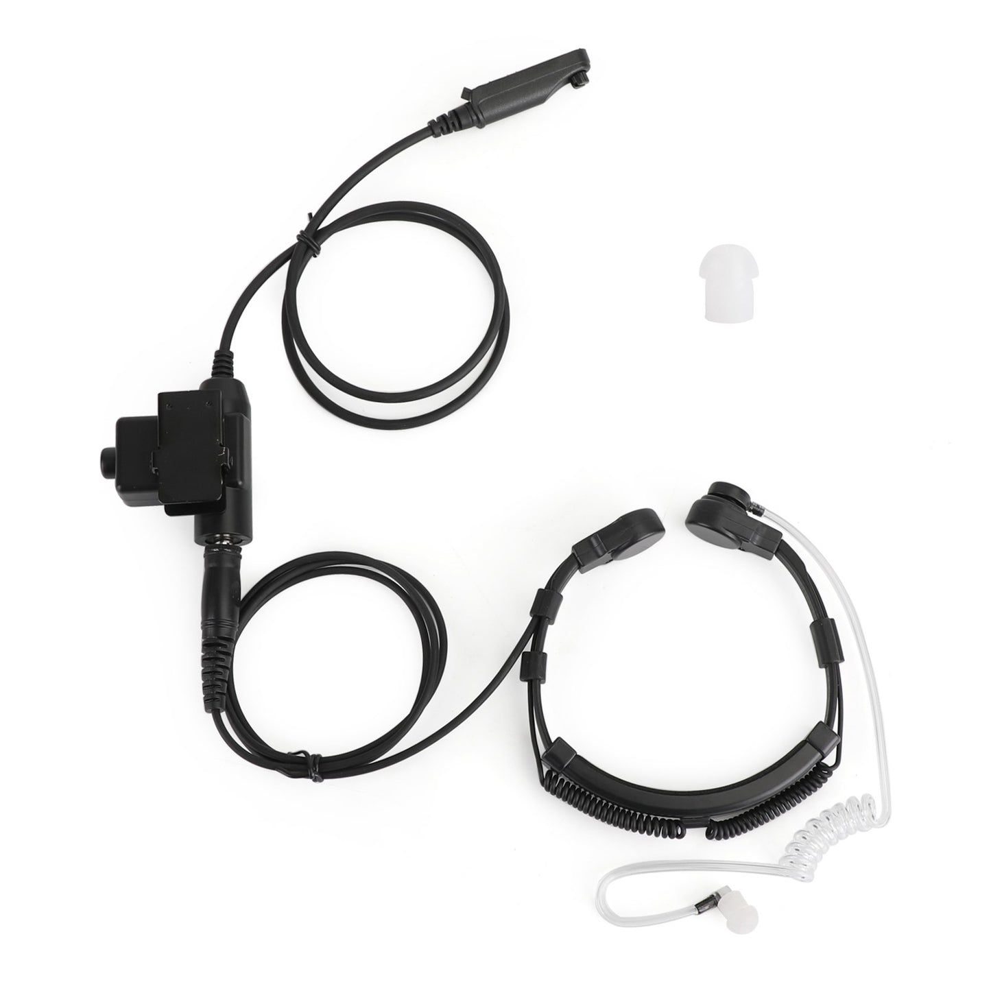 Throat Mic Headset Air Tube Fit for BaoFeng BF-A58 BF9700 BF-S56 BF-UV9Rplus