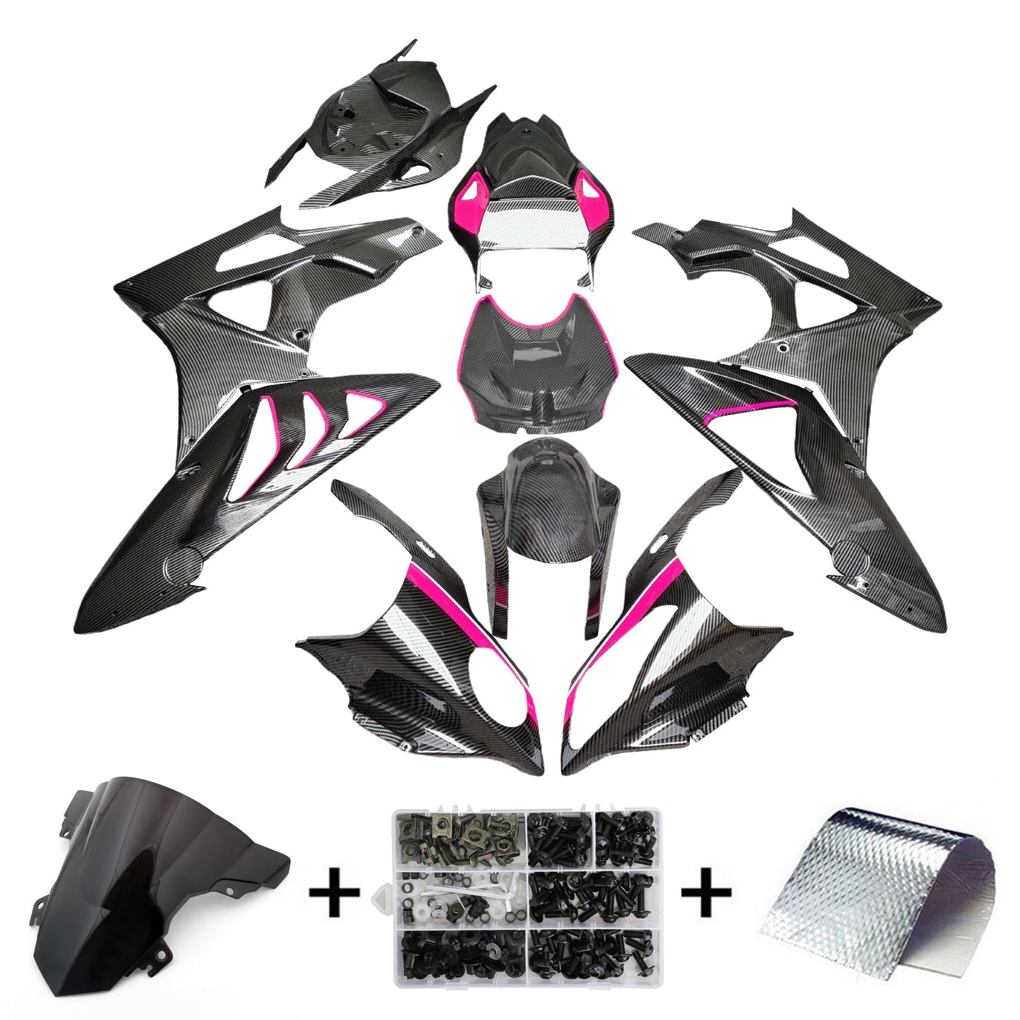 2017-2018 BMW S1000RR Injection Fairing Kit Bodywork Plastic ABS