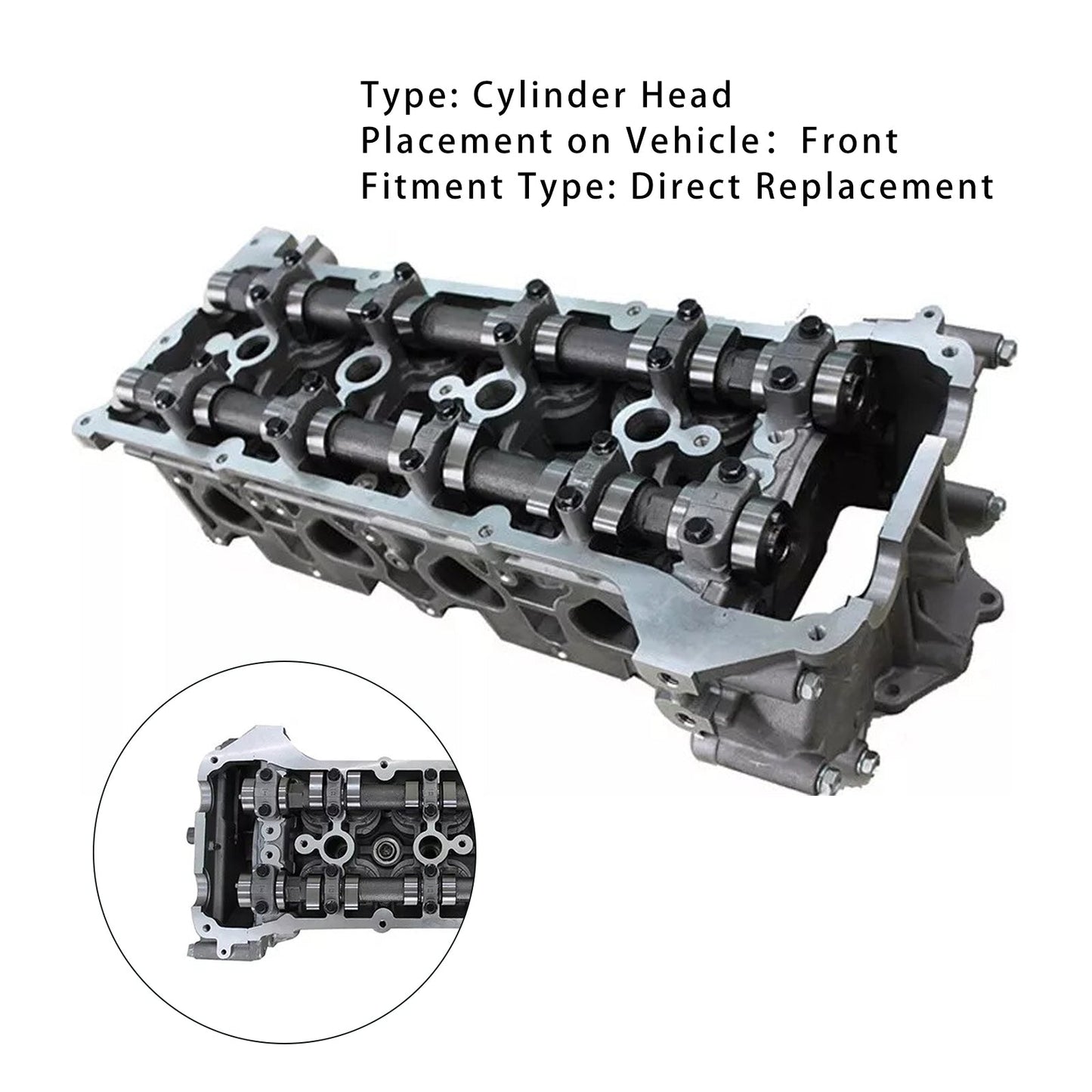 KA24-DE Cylinder Head 11040-VJ260 11010-VJ260