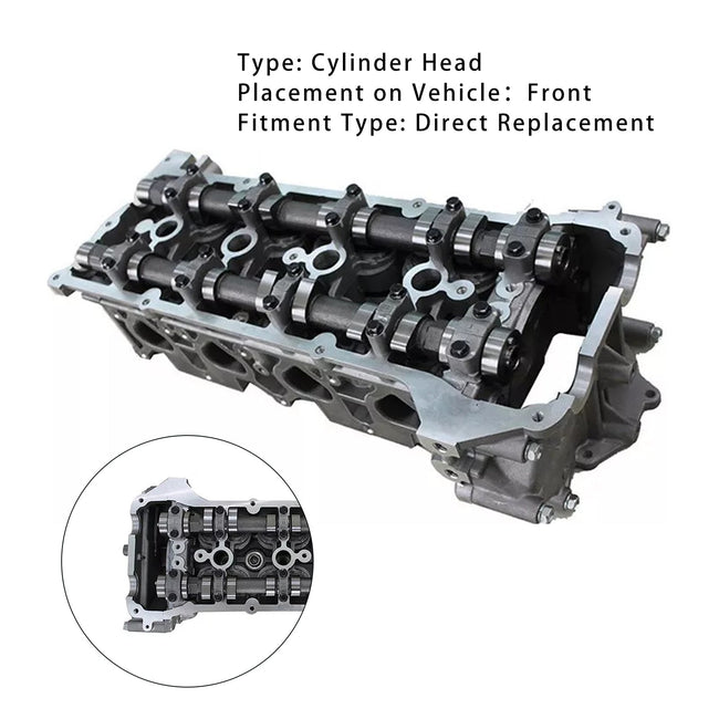 Cylinder Head 11040-VJ260 For Nissan 240 SX/Altima/D22/Palatin/Frontier/KA24-DE