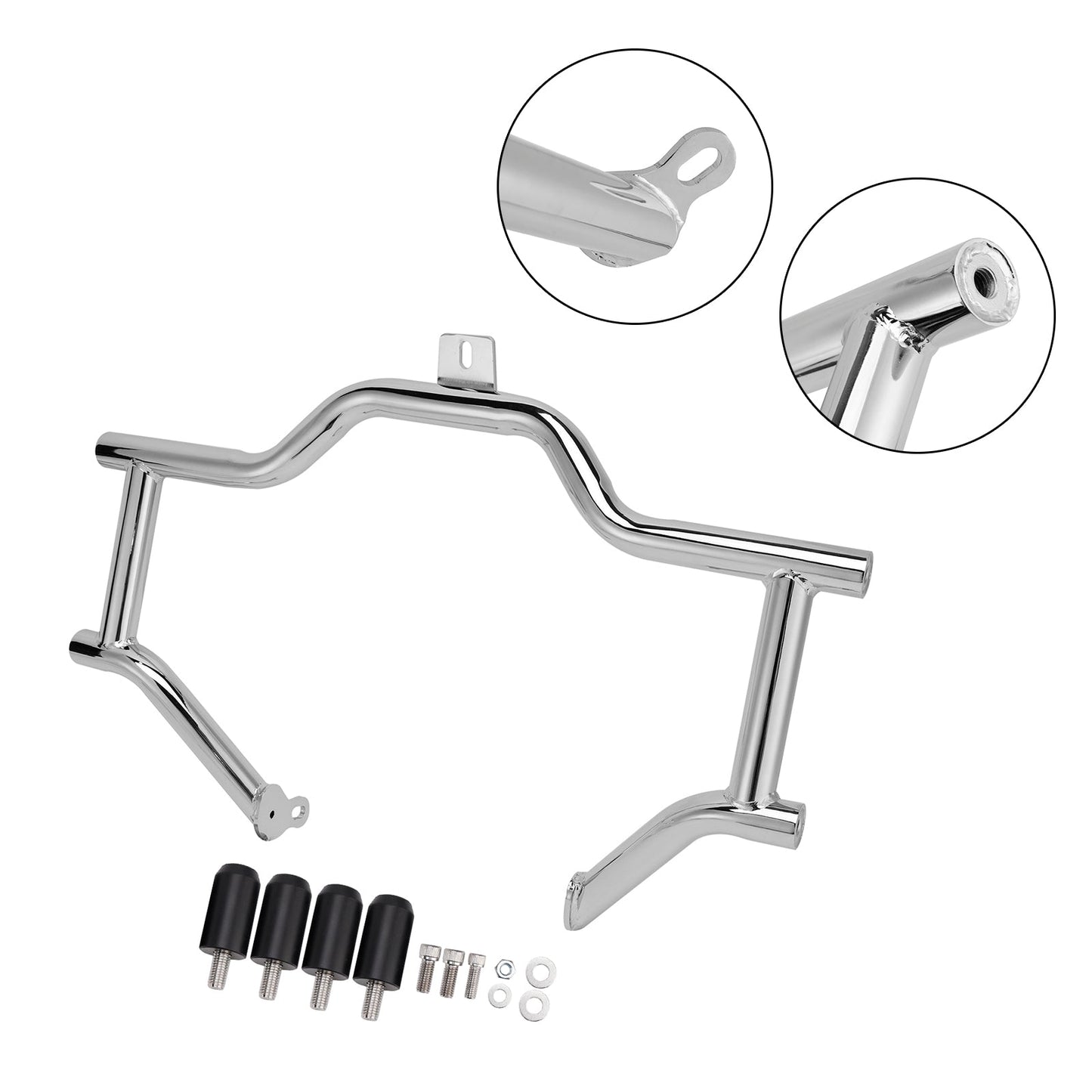 2017-2024 Road King Special FLHRXS Engine Guard Anti-Crash Bumper Protector Chrome