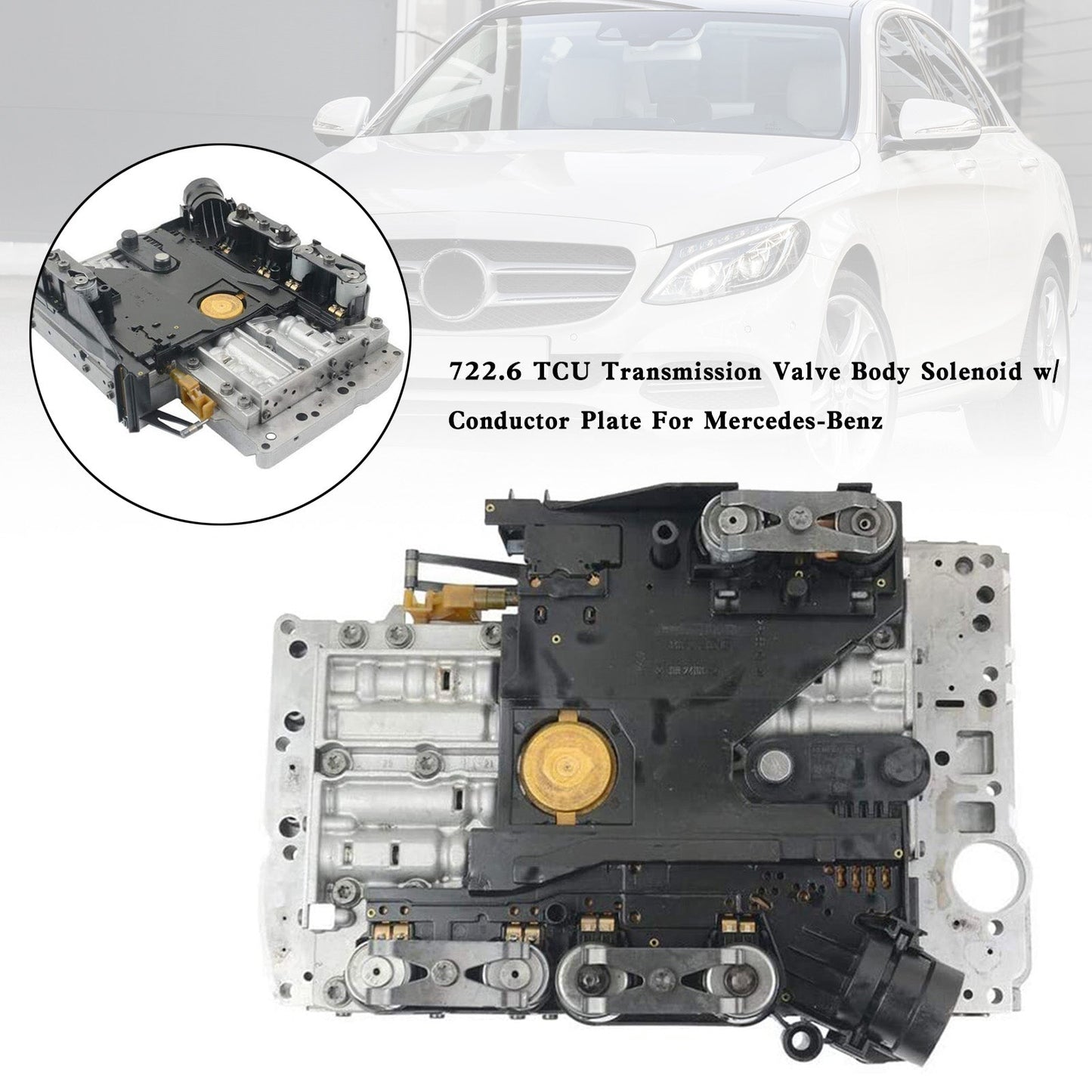 722.6 2000-2003 ML55 AMG Mercedes-Benz TCU Transmission Valve Body Solenoid w/Conductor Plate