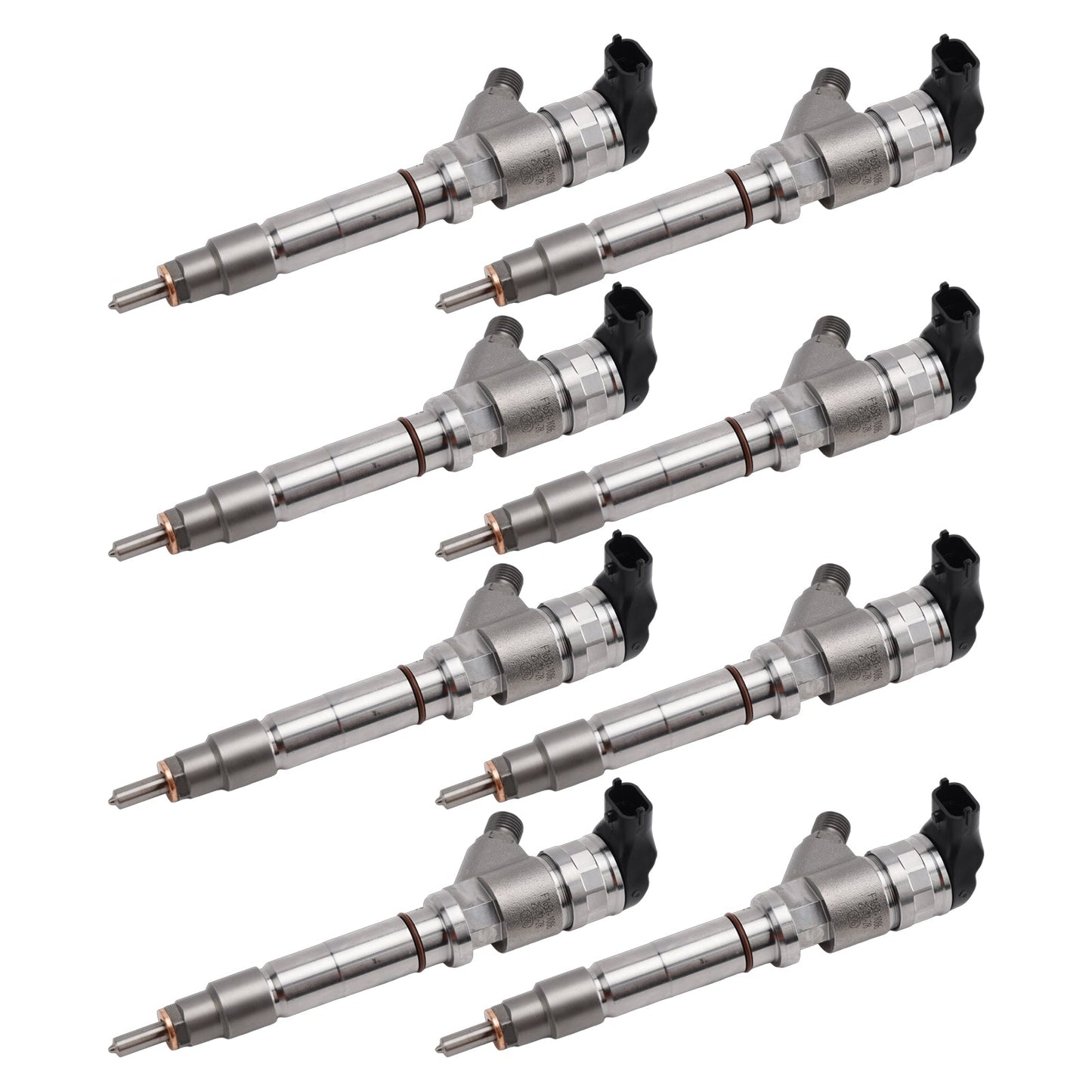 2007-2010 For GMC Chevy SIERRA 2500 HD 6.6L 8PCS Fuel Injector 0986435520