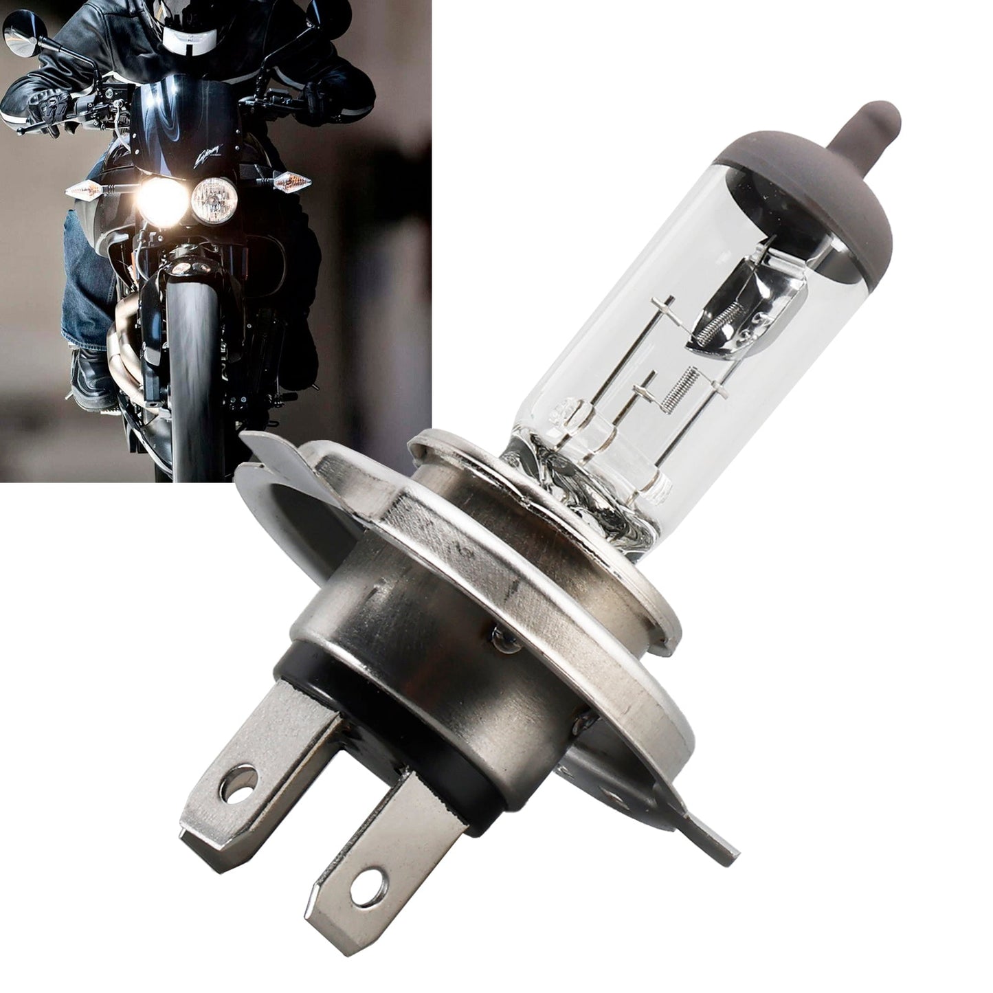 Motorcycle Lamp Rallye HS1 62185RL PX43T 12V 45/40W For OSRAM