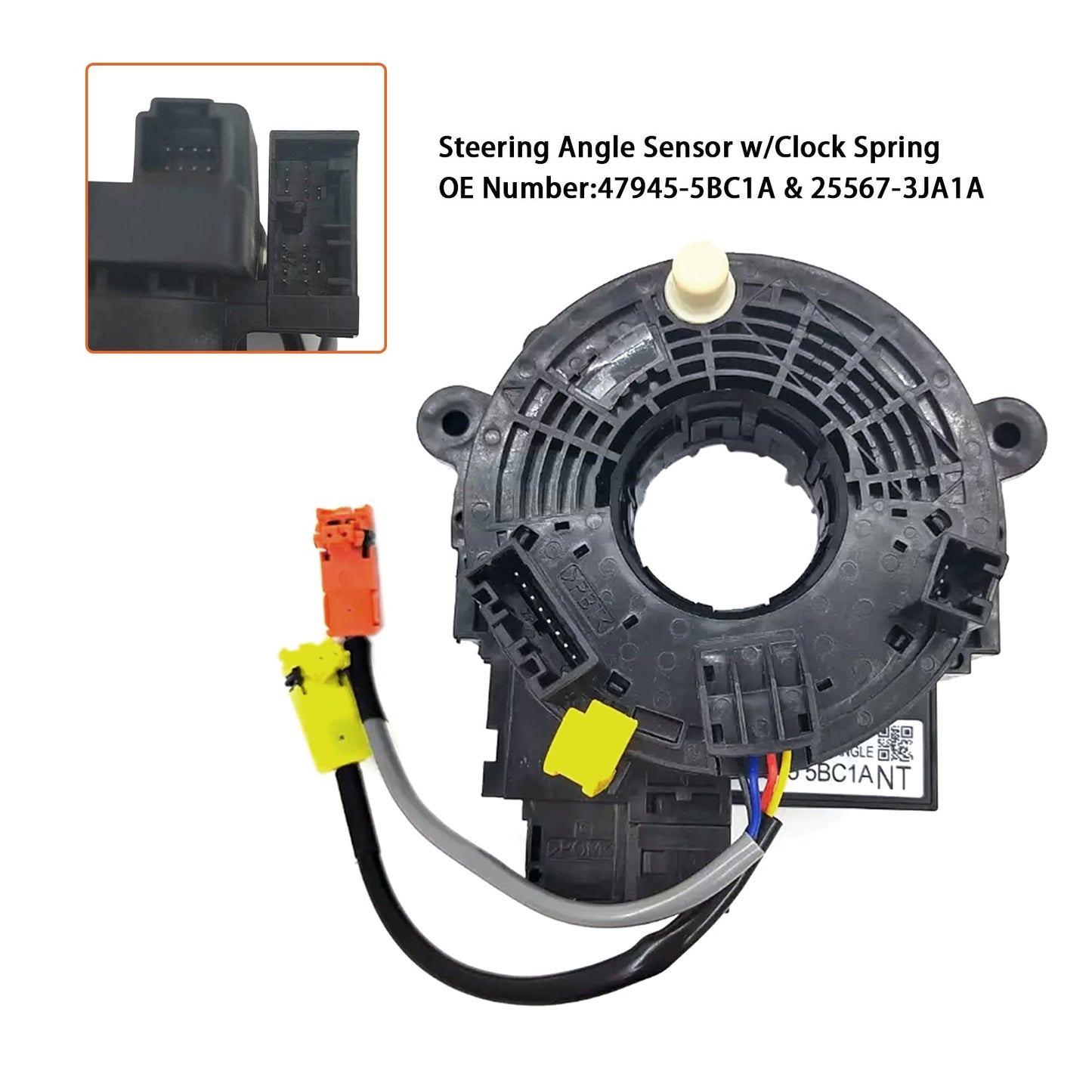 2015-2019 Infiniti Q50 Steering Angle Sensor Assembly 47945-5BC1A 25567-3JA1A