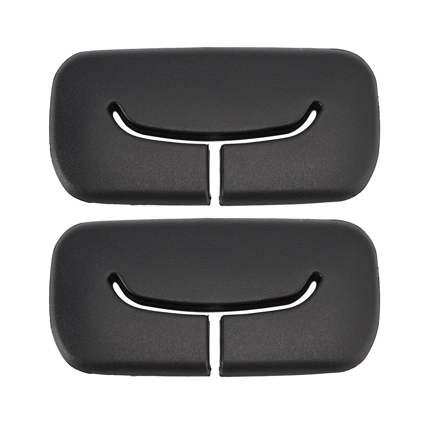 2X Rear Black Seat Belt Bezel 1AP31DX9AA For Jeep Wrangler JK 2011-2018