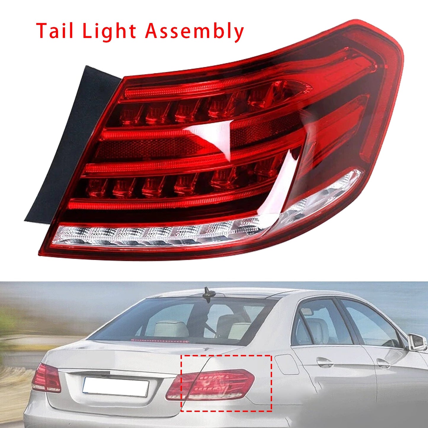 2013-2015 Mercedes-Benz E-CLASS W212 SEDAN FACELIFT Right LED Outer Rear Tail Light Brake Lamp 2129060203 2129060857 2129060803
