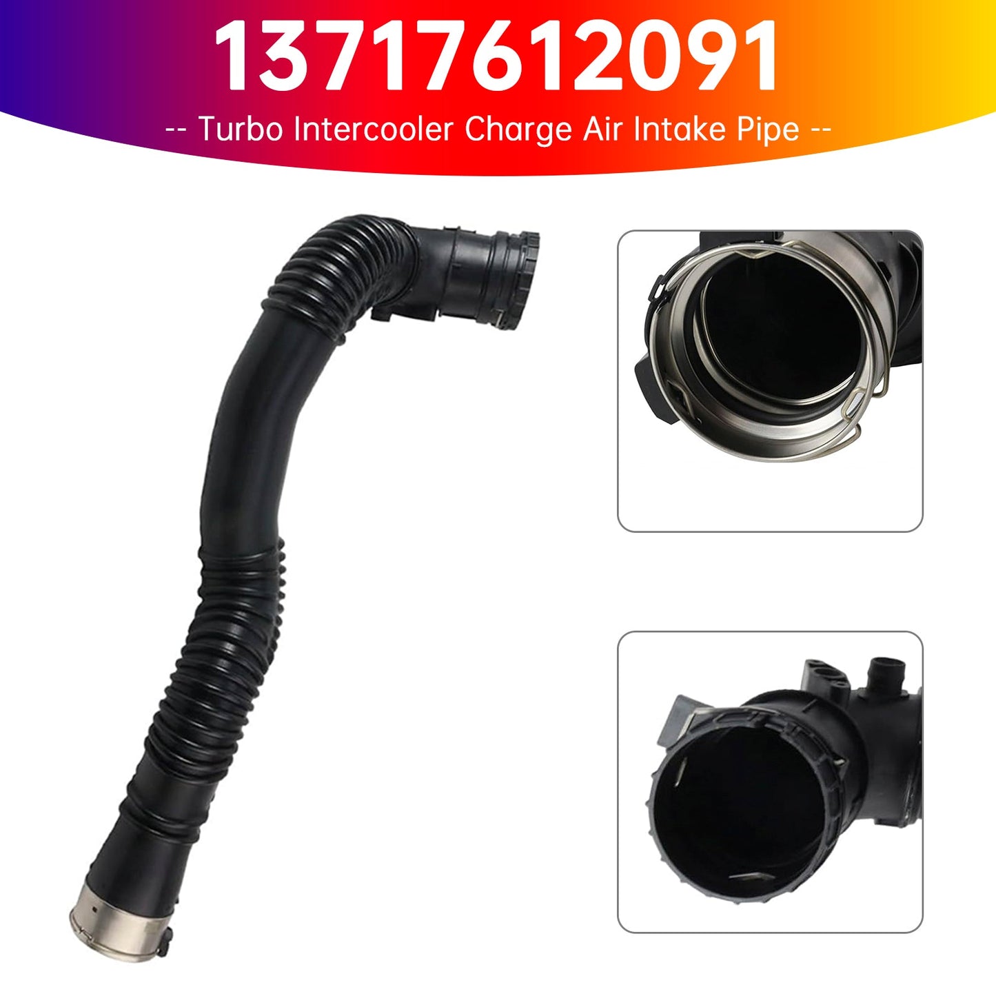 2011-2017 BMW 5 Touring (F11) 528 i xDrive Estate Turbo Intercooler Charge Air Intake Pipe 13717612091 13714609444 13717612096