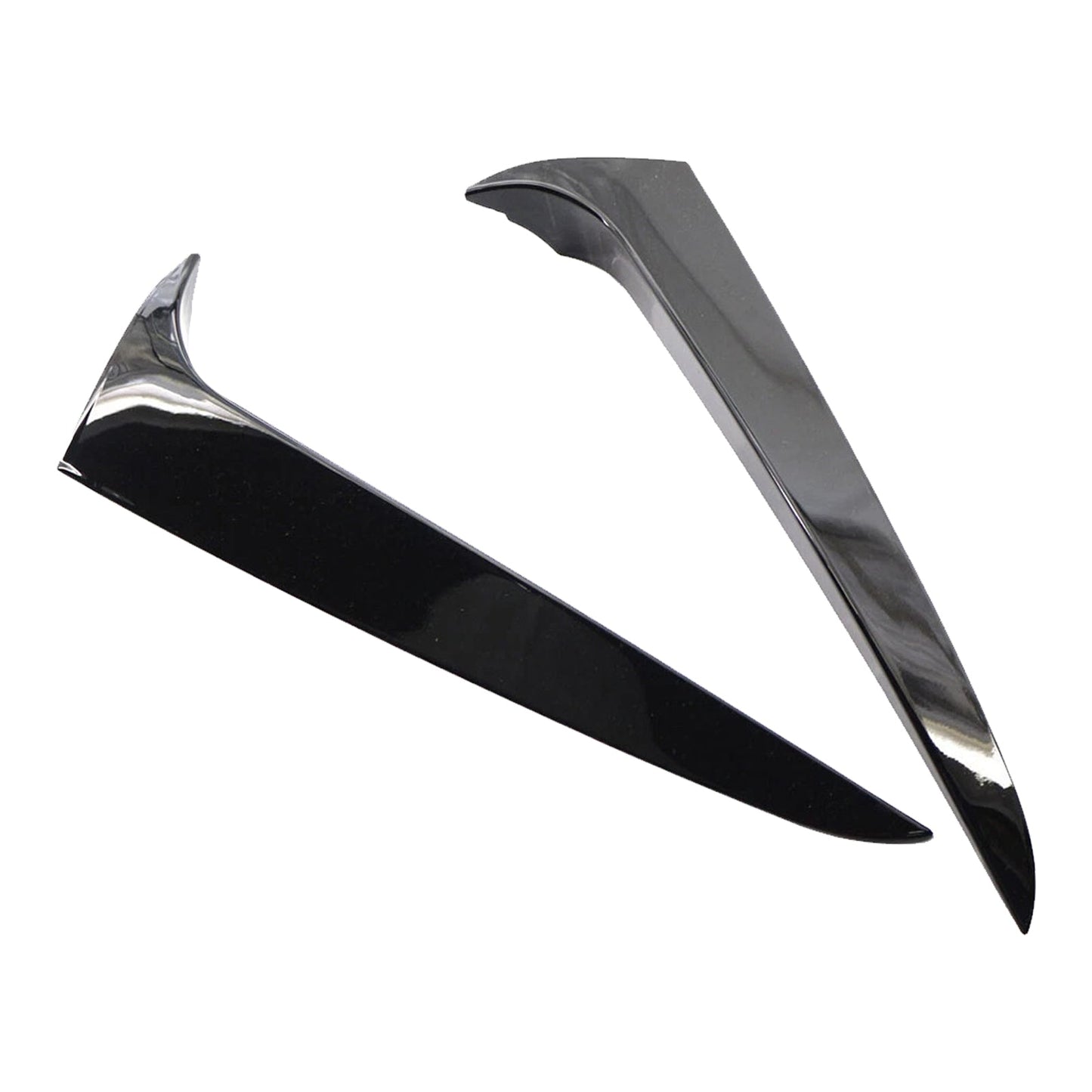 2011-2017 BMW X3 F25 Gloss Black Pair Rear Window Side Wing Spoiler