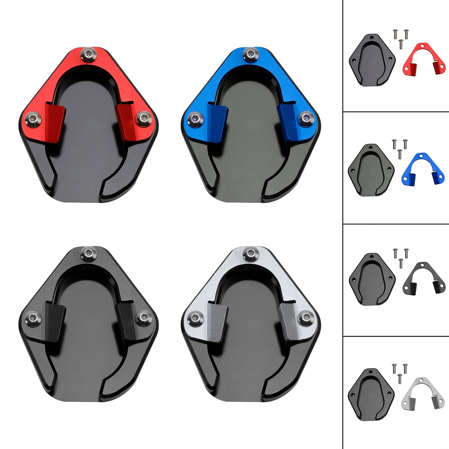 2021+ Tiger 850 Sport Kickstand Enlarge Plate Pad