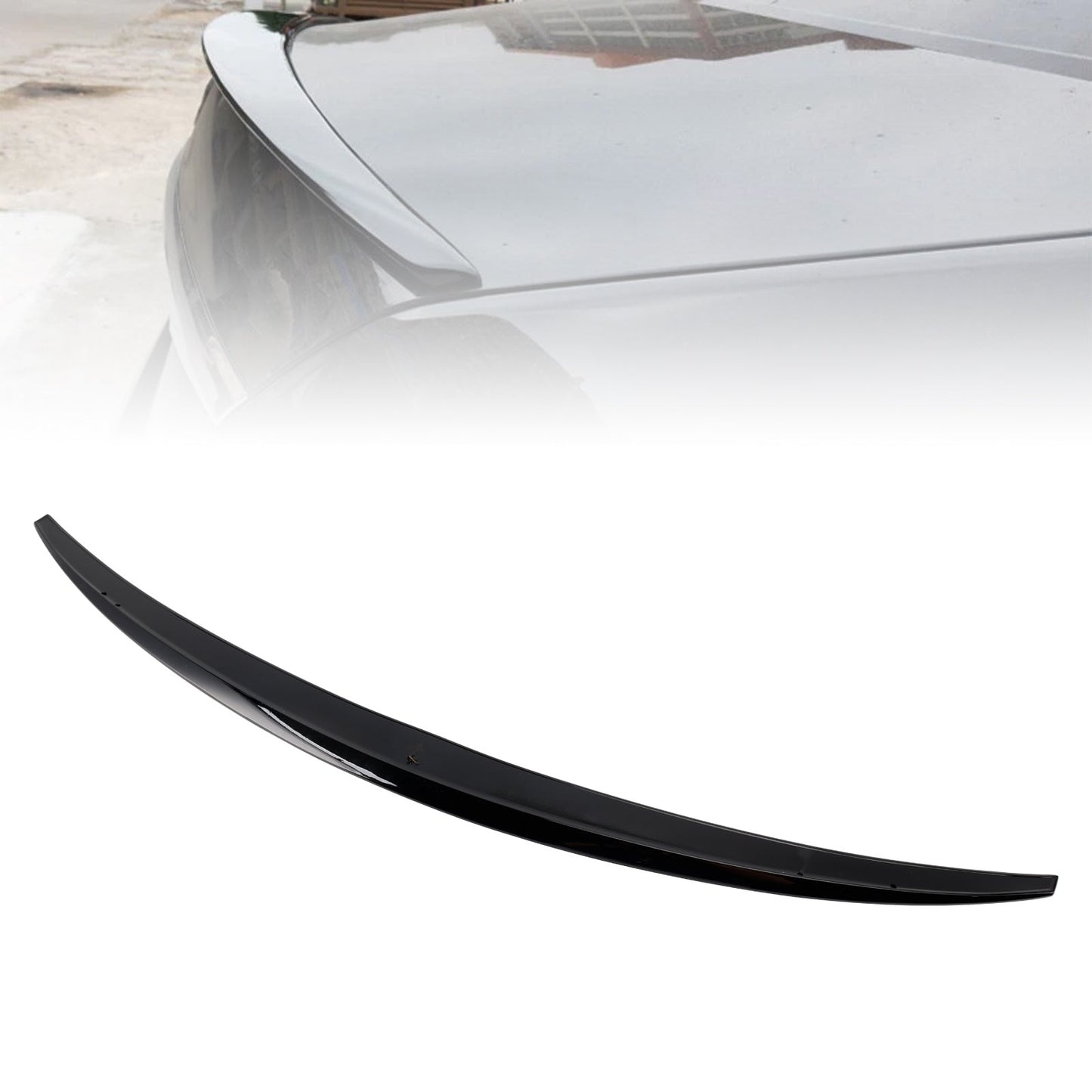 2014-2020 Mercedes-Benz S-Class W222 Gloss Black Rear Boot Spoiler