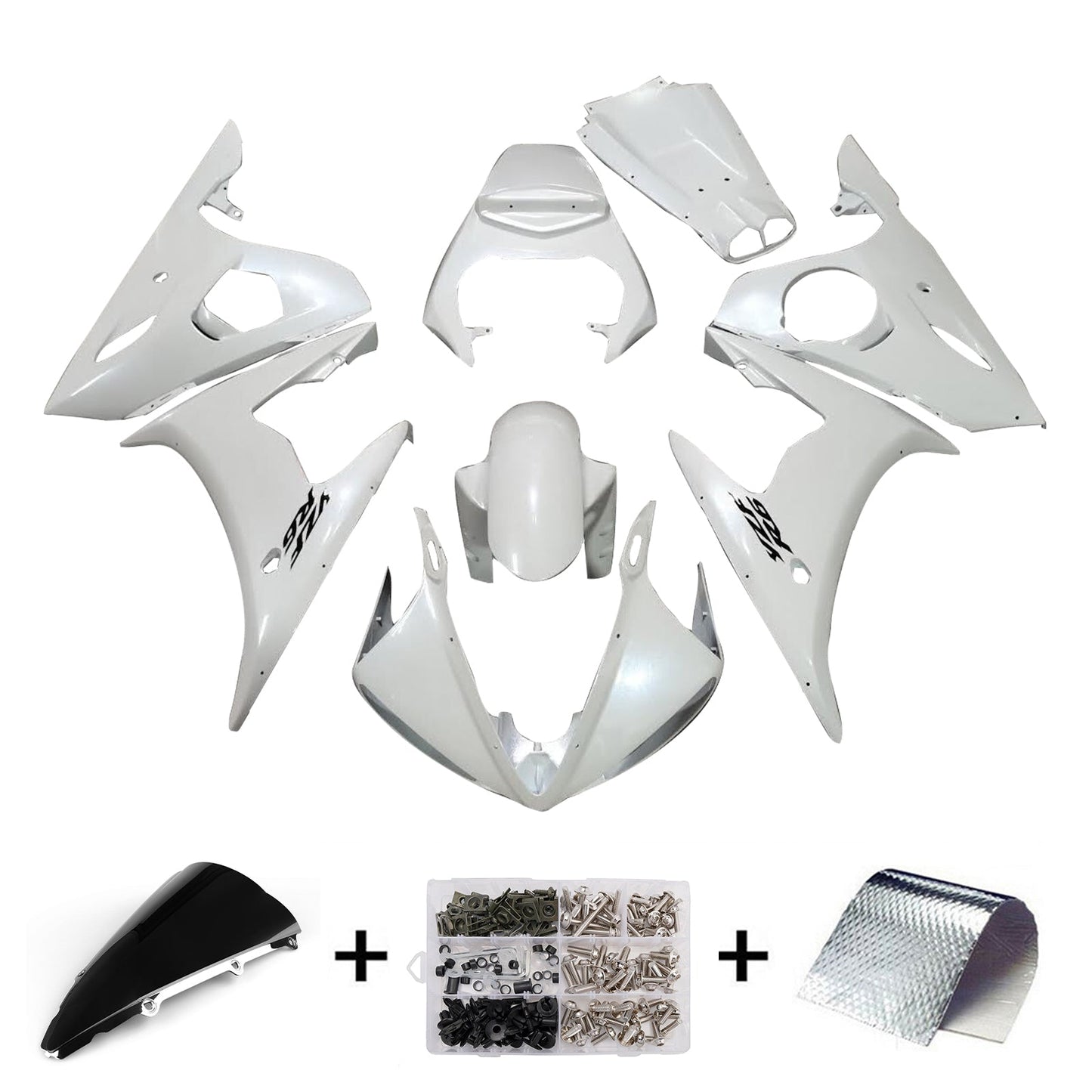 Injection Fairing Kit Bodywork For Yamaha YZF-R6 2003-2004 R6S 2006-2009