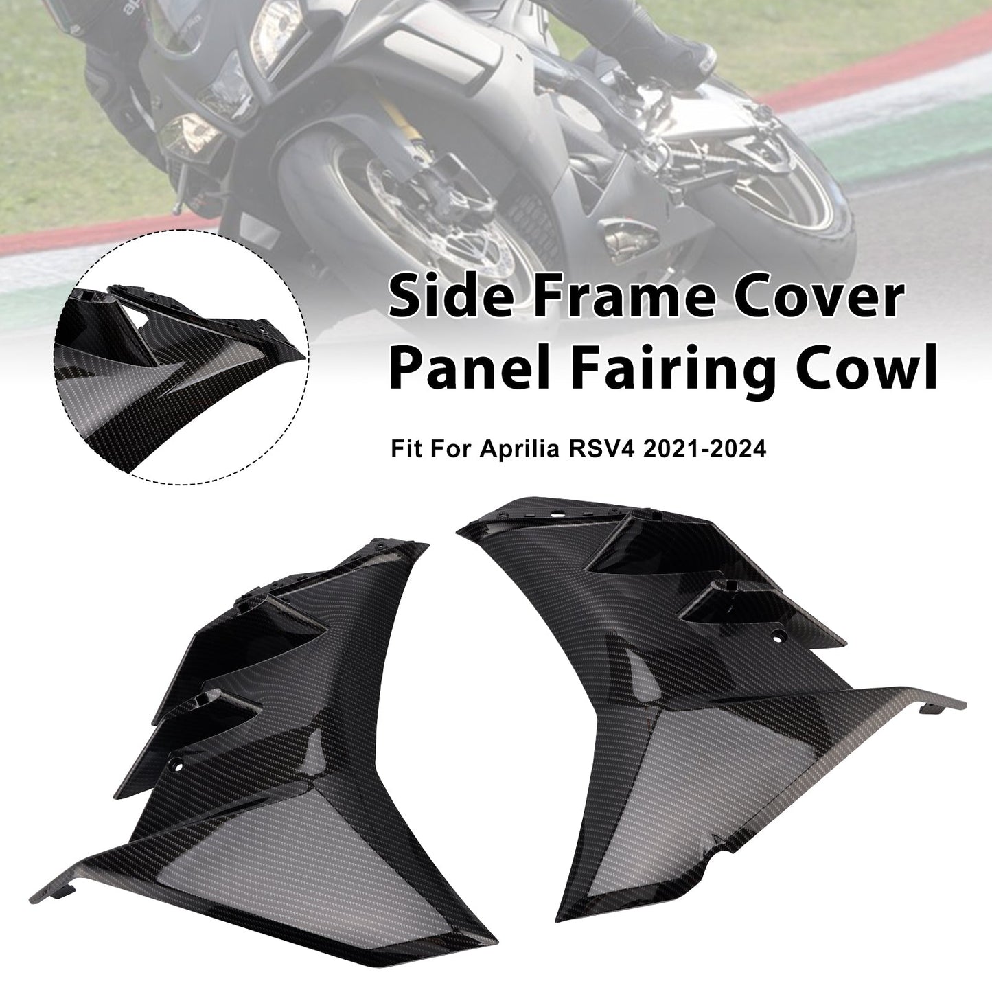 Side Frame Cover Panel Fairing Cowl For Aprilia RSV4 2021-2024