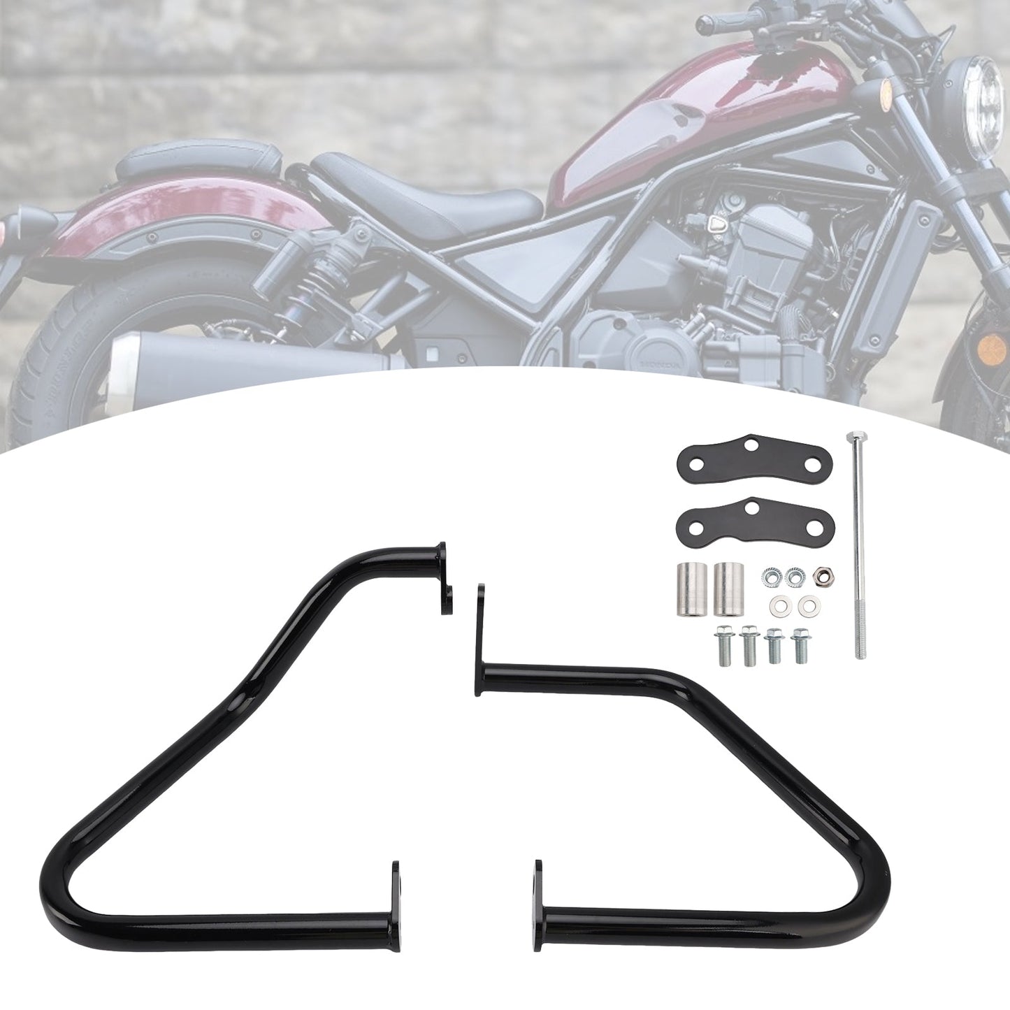 2021-2025 Honda Rebel 1100 Engine Guard Crash Bar Frame Protector Bumper