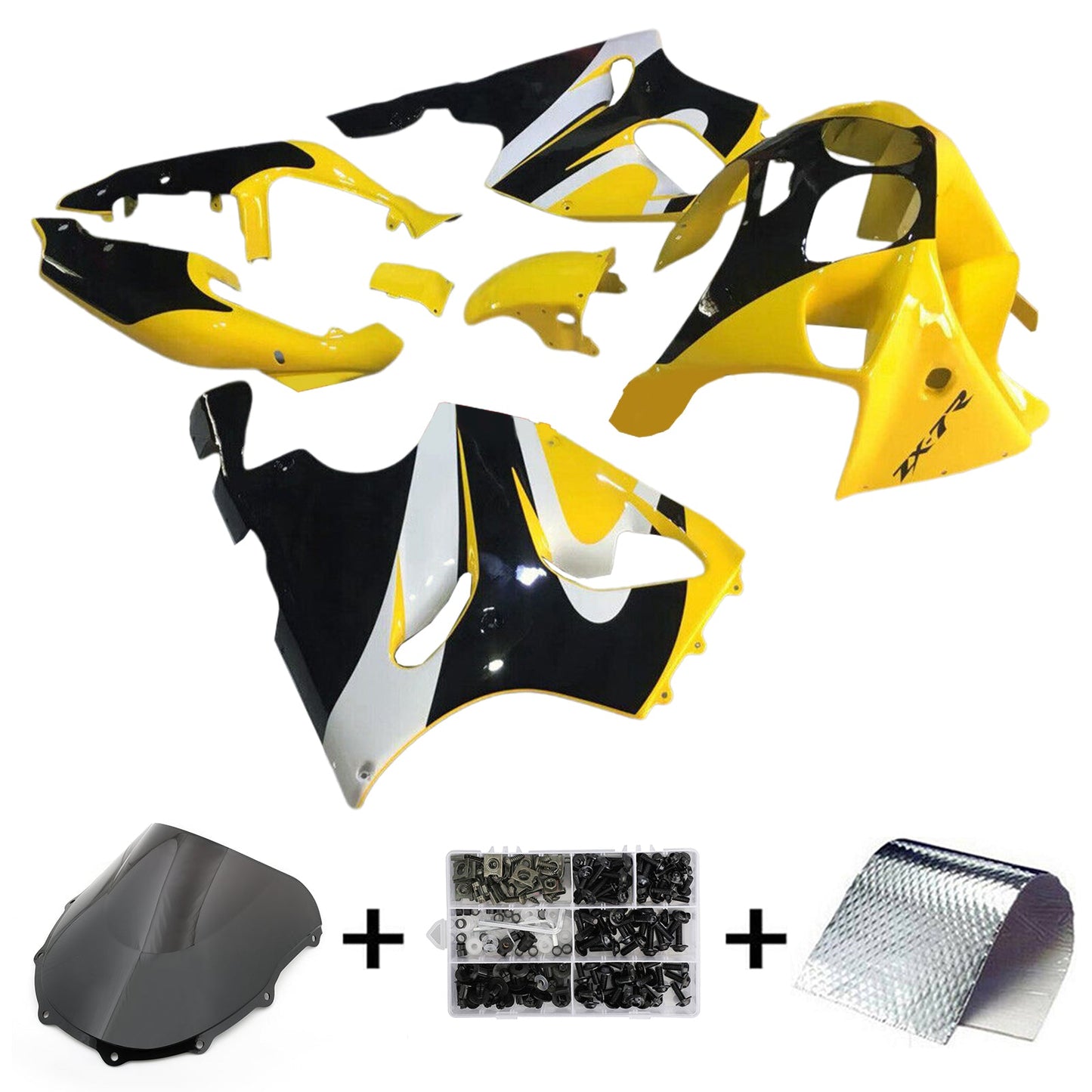 1996-2003 Kawasaki ZX-7R Injection Fairing Kit Bodywork Plastic ABS