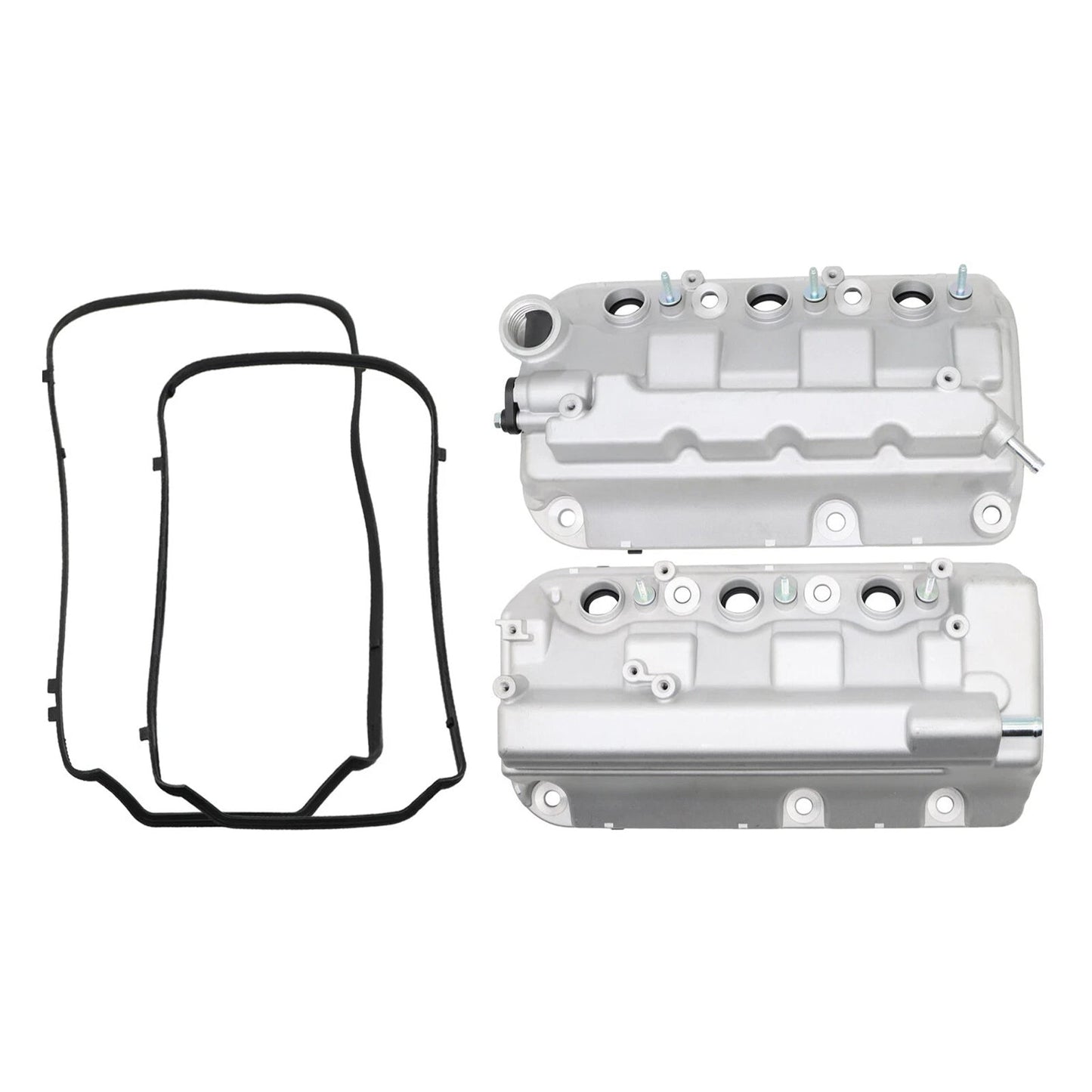 2012-2014 Acura TL 3.5L V6 2PCS Front+Rear Engine Valve Cover 12310R70A00 12310R70A10