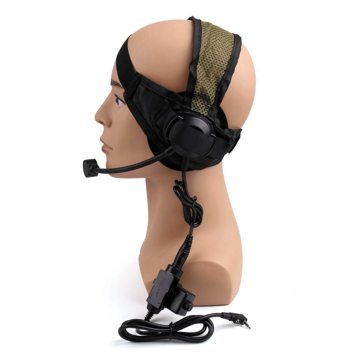 5x HD-02 Z-Tactical Bowman Elite II Headset U94 PTT For Kenwood BaoFeng Radio
