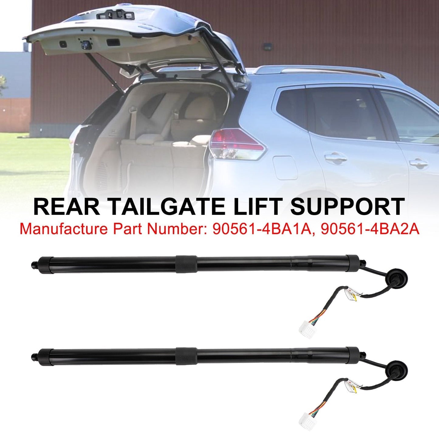 2017-2019 Nissan Rogue SL Hybrid Sport Utility 4-Door 2.0L Rear Tailgate Power Hatch Lift Support W/ Opener 90561-4BA4A