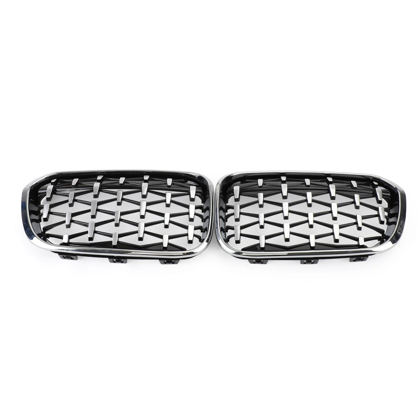 2015-2017 BMW 1 Series F20/F21 Front Kidney Grille Chrome Black