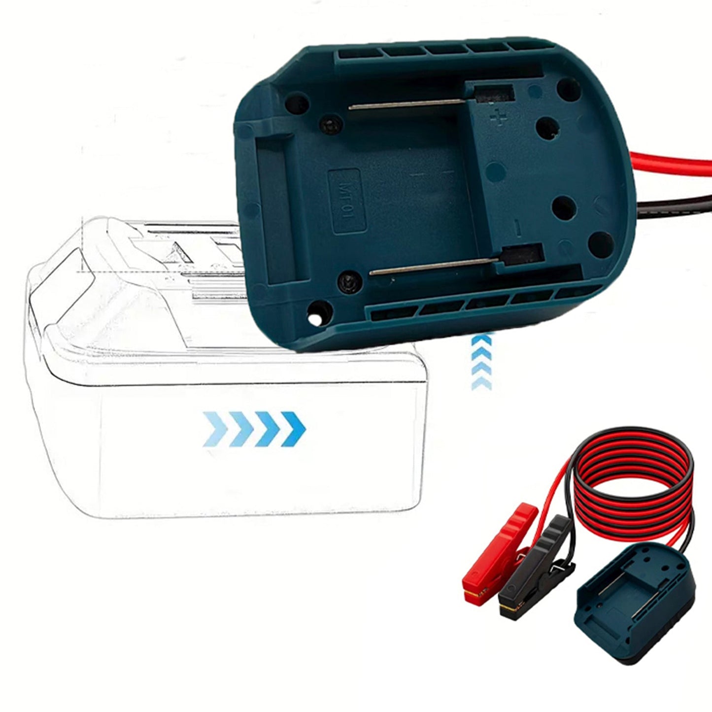 Car Battery Igniter Automotive Emergency Power Kits 12AWG Cable Jump Power Kit