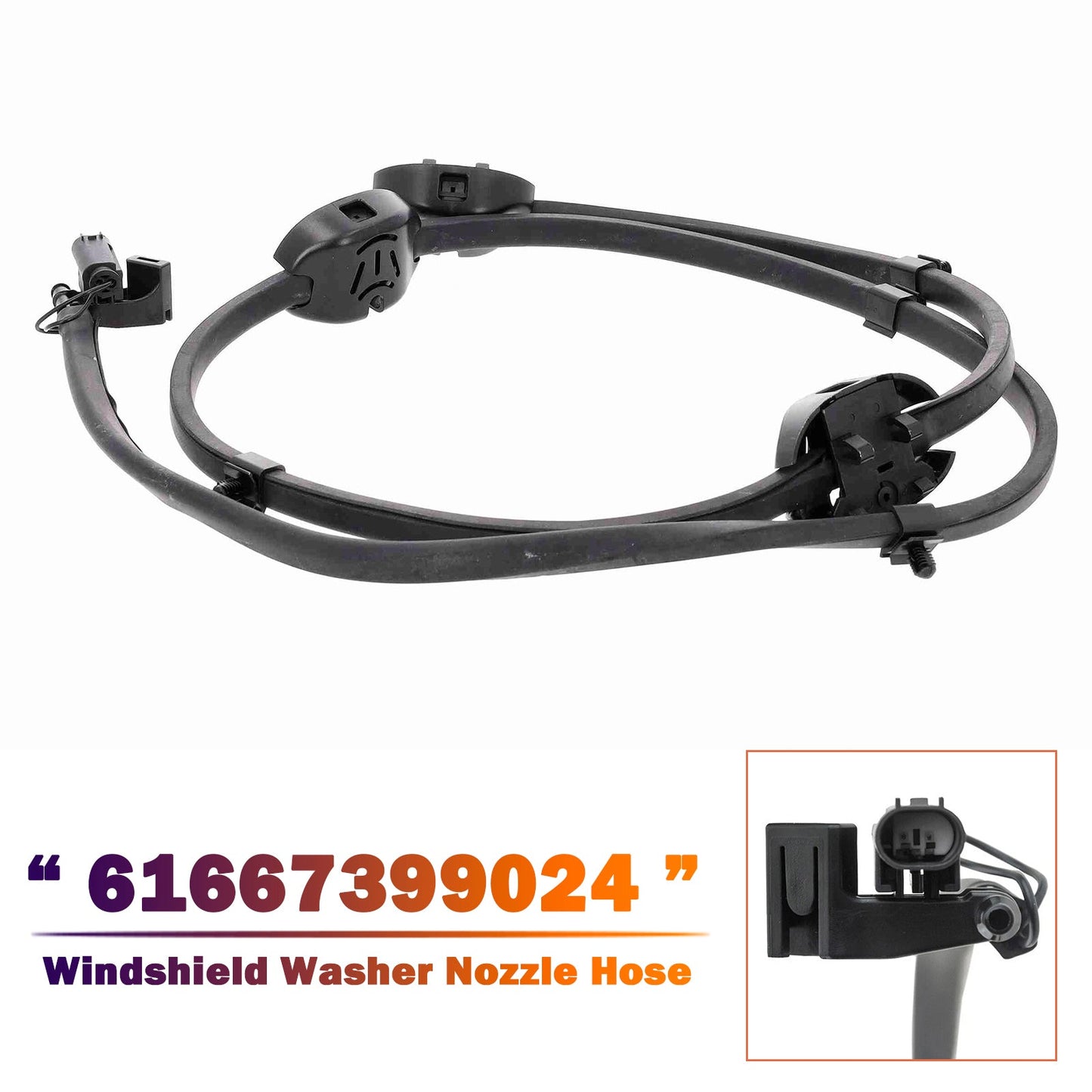Windshield Washer Nozzle Hose for BMW X3 G01 2018-2024 61667399024