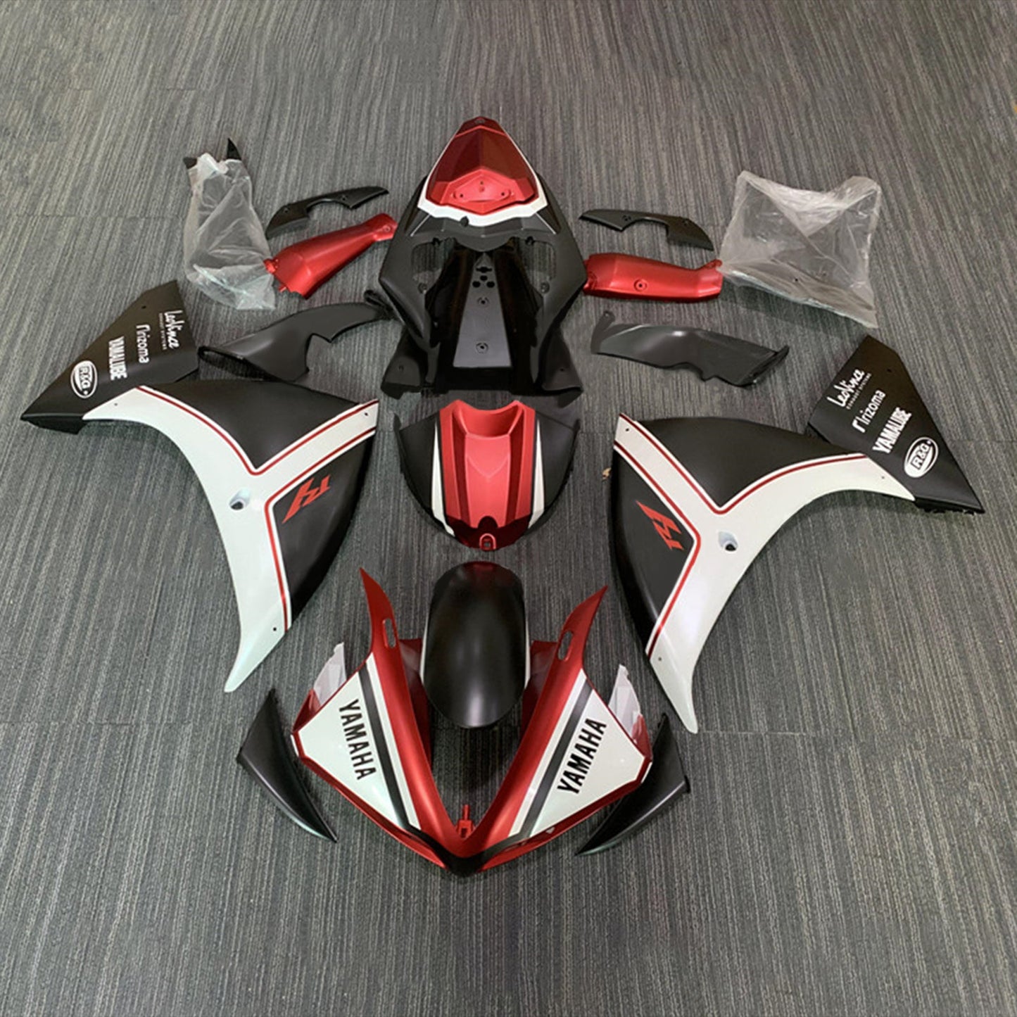 2012-2014 Yamaha YZF-R1 Injection Fairing Kit Bodywork Plastic ABS