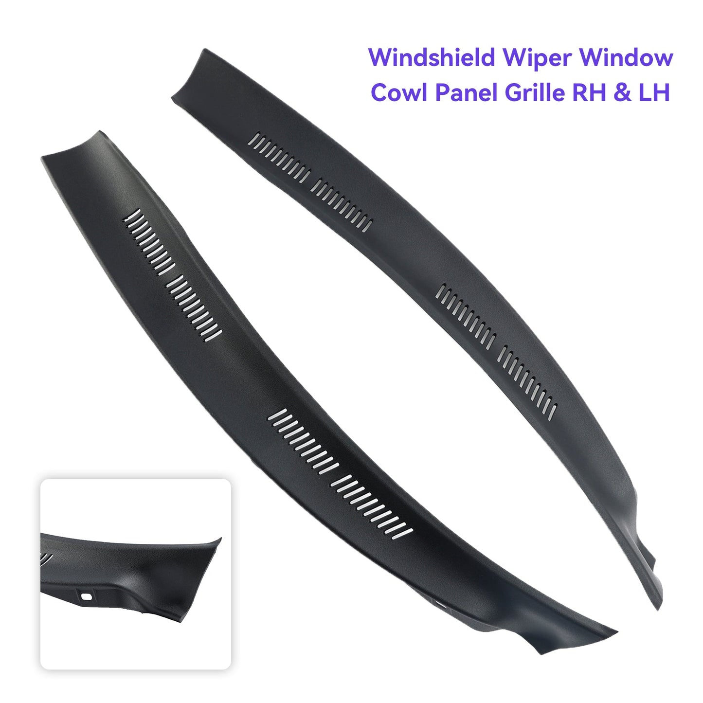 Windshield Wiper Window Cowl Panel Grille RH & LH For Mercedes Benz W210 E-Class