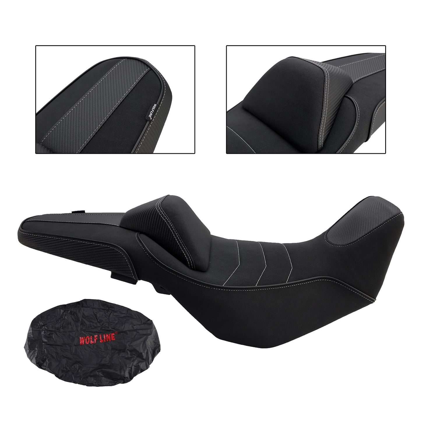 2024-2025 Honda Nx400 Nx500 Complete Cushion Rider Passenger Seat +15Mm
