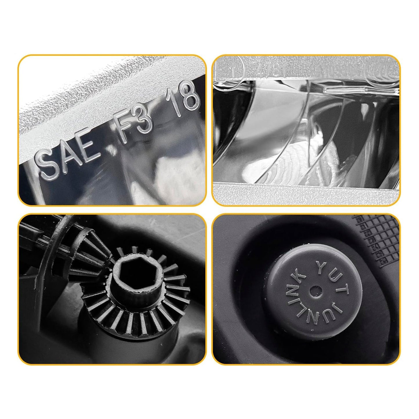 2018-2022 BMW X5 G05 1 Pcs LED Front Right Fog Light 63177406366