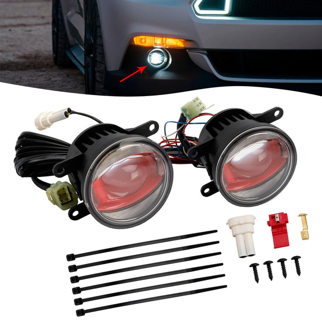 Car Light Ledtiving FOG DRL Pink Edition 90MM 6000K For OSRAM