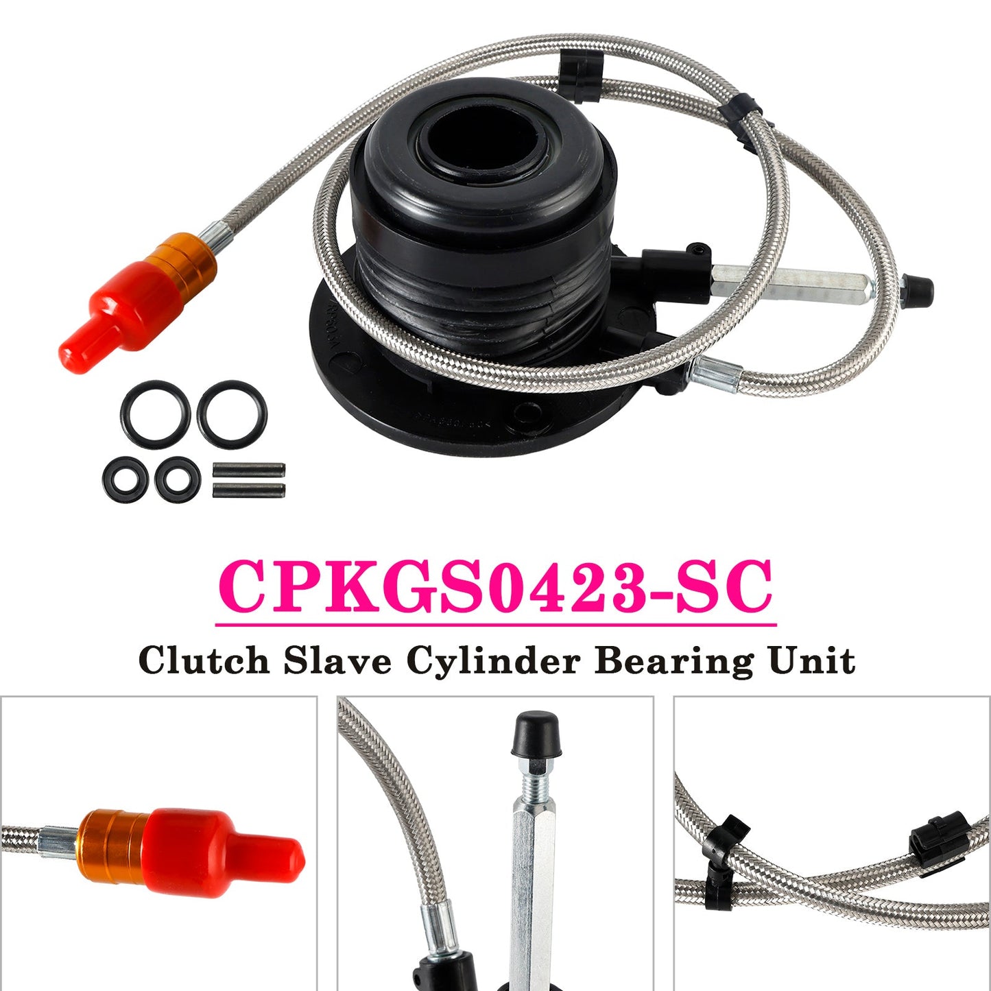 2003-2005 Chevrolet Silverado 1500; 1500HD (4.3L 6cyl; 4.8L 8cyl; 6.0L 8cyl) Clutch Slave Cylinder Bearing Unit CPKGS0423-SC