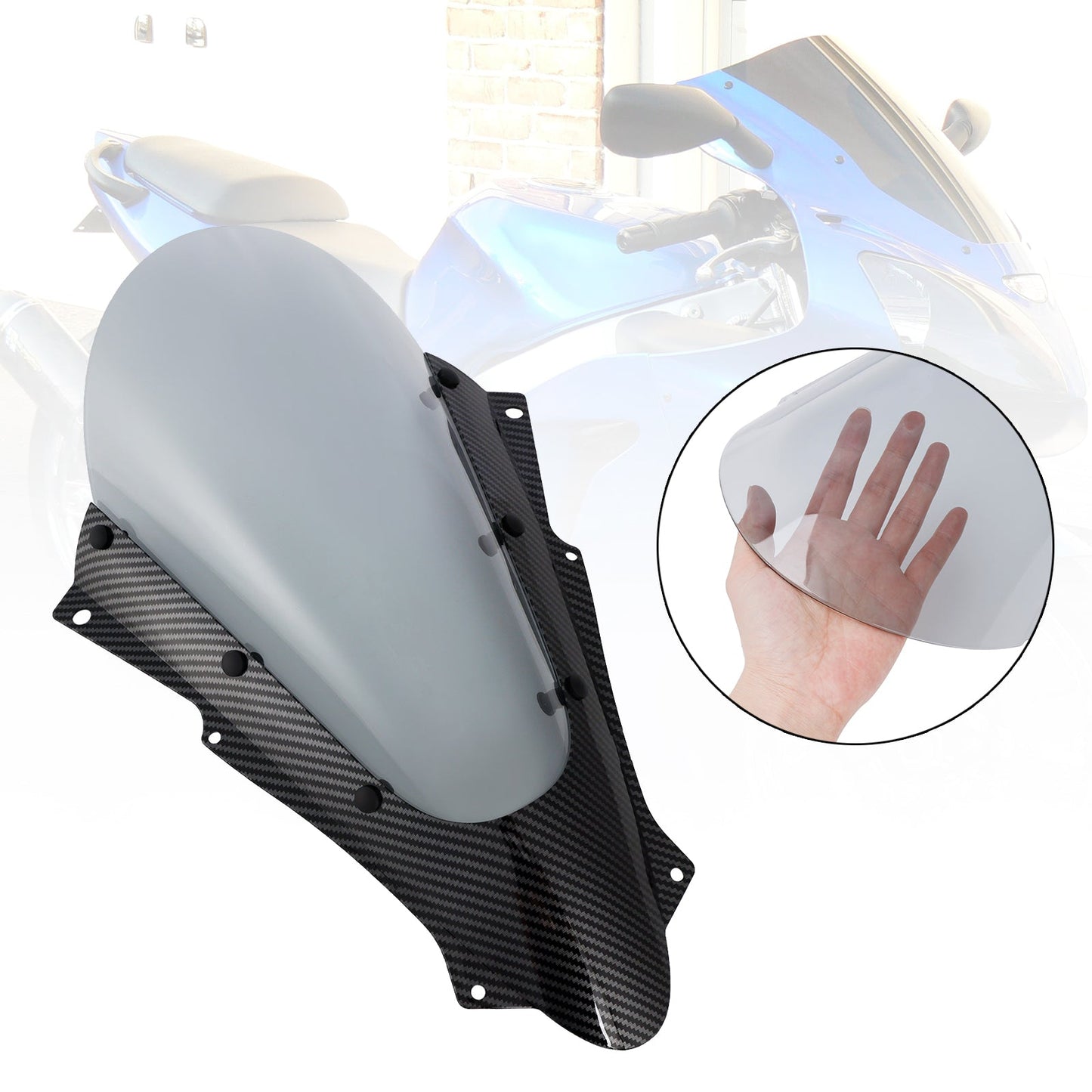 Windshield Windscreen for Kawasaki ZX-4R ZX-4RR 2023