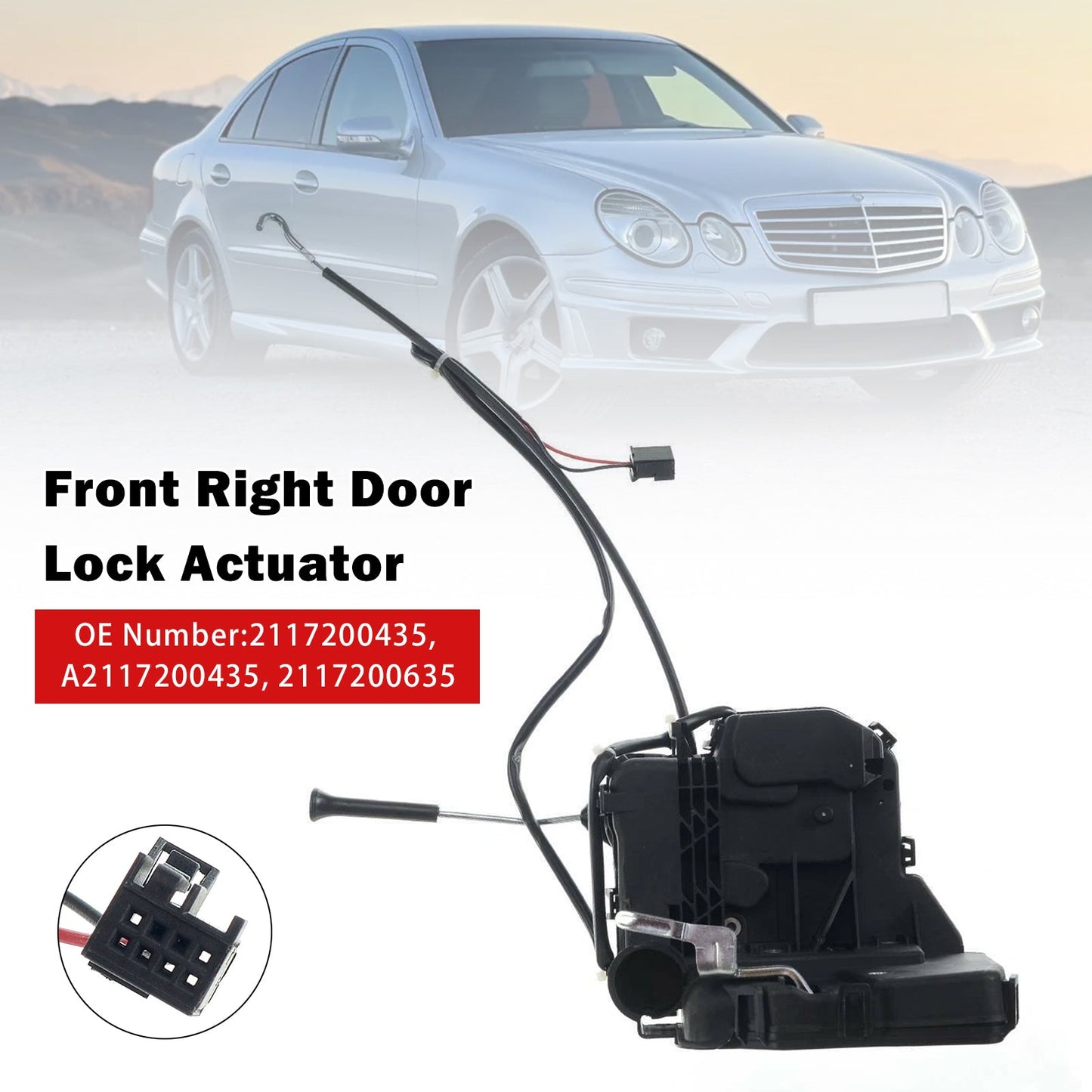 2007/09-2008/12 Mercedes-Benz E-Class W211 E 230 Front Right Door Lock Actuator 2117200635