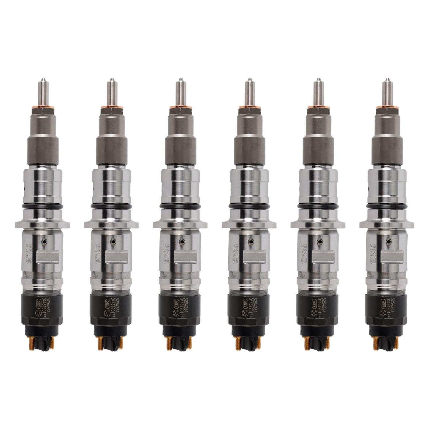 6Pcs Fuel Injector For Cummins ISB 6.7L QSB 4.5L 6.7L 5254261 0445120177