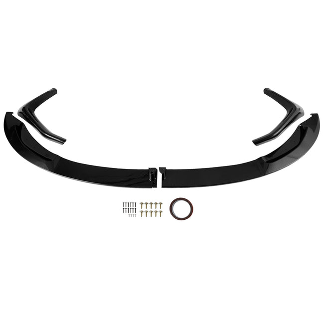 Carbon Look Front Lip Splitter Spoiler Fit BMW M3 M4 F80 F82 Performance Style