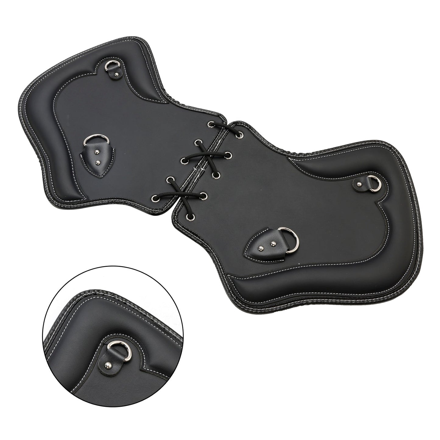 1985-2017 Touring, Softail, Dyna or Sportster Bikes Pair Cnc Heat Shield Saddle Protector Blackb Brown