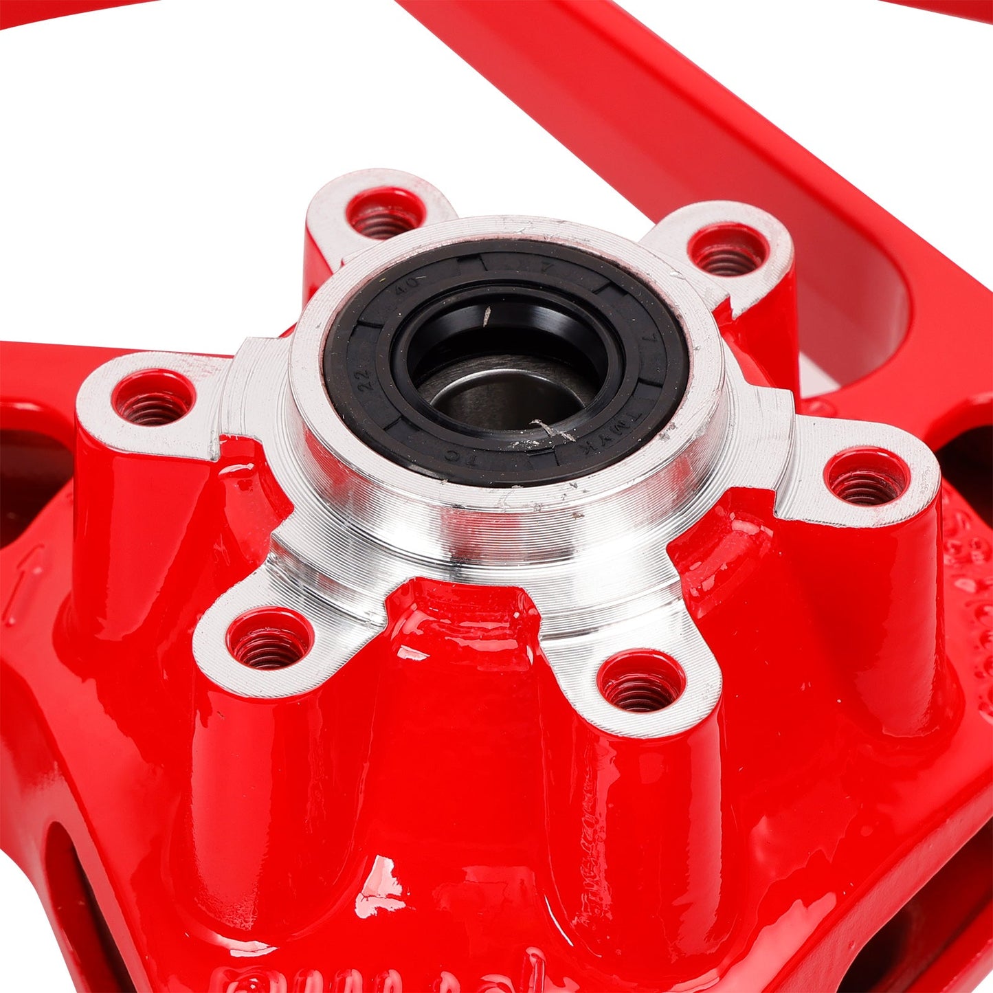2026 Aprilia Tuono 660 Factory e5+ Front Wheel Rim 17 x 3.5" Red 2B005585