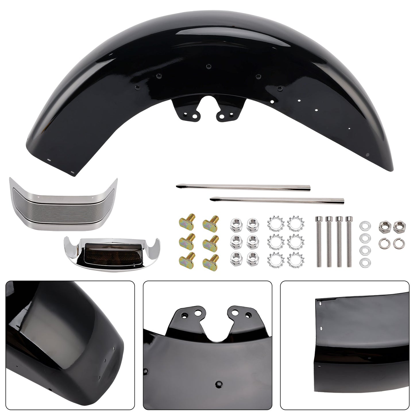 2014-2024 Touring Electra Glide Ultra Limited Steel Front Fender Mudguard
