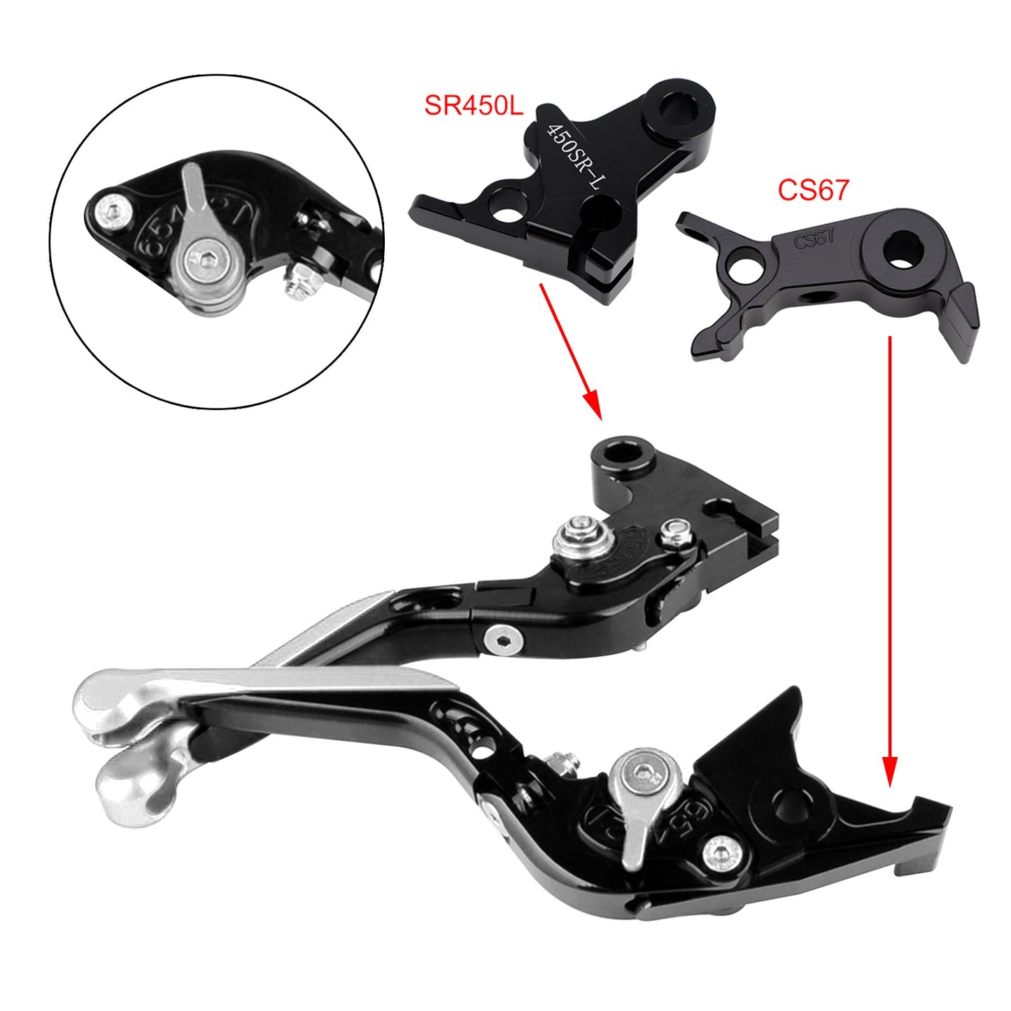 Adjustable Clutch Brake Lever fit for VOGE DS900X 900DSX 2024-2026