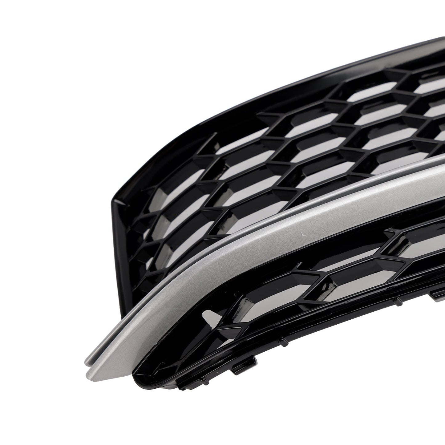 2013-2016 AUDI A5 S-Line S5 2PCS Front Fog Lamp Black Grill Grille