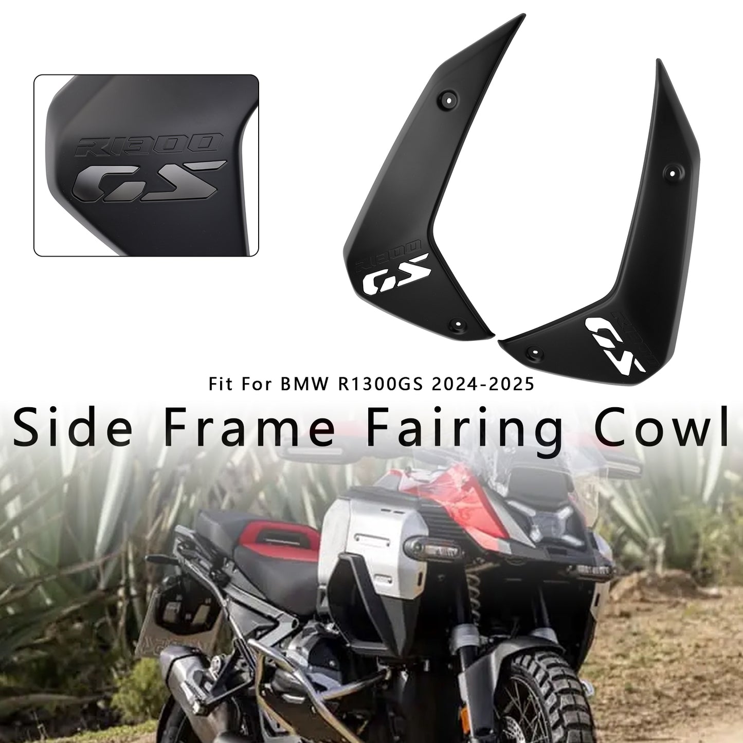 Side Frame Fairing Cowl Guards Radiator Cover For BMW R1300GS 2024-2025