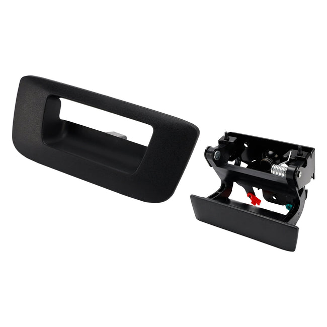 Tailgate Handle Set of 2 Exterior Black For Chevrolet Silverado 1500 2007-2013