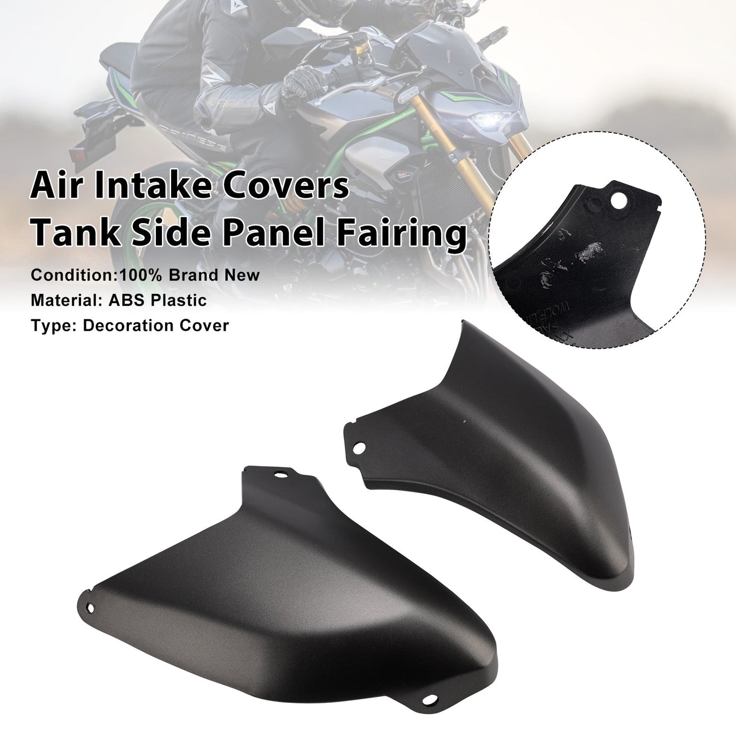 Air Intake Covers Tank Side Panel Fairing For Kawasaki Z900 2025-2026