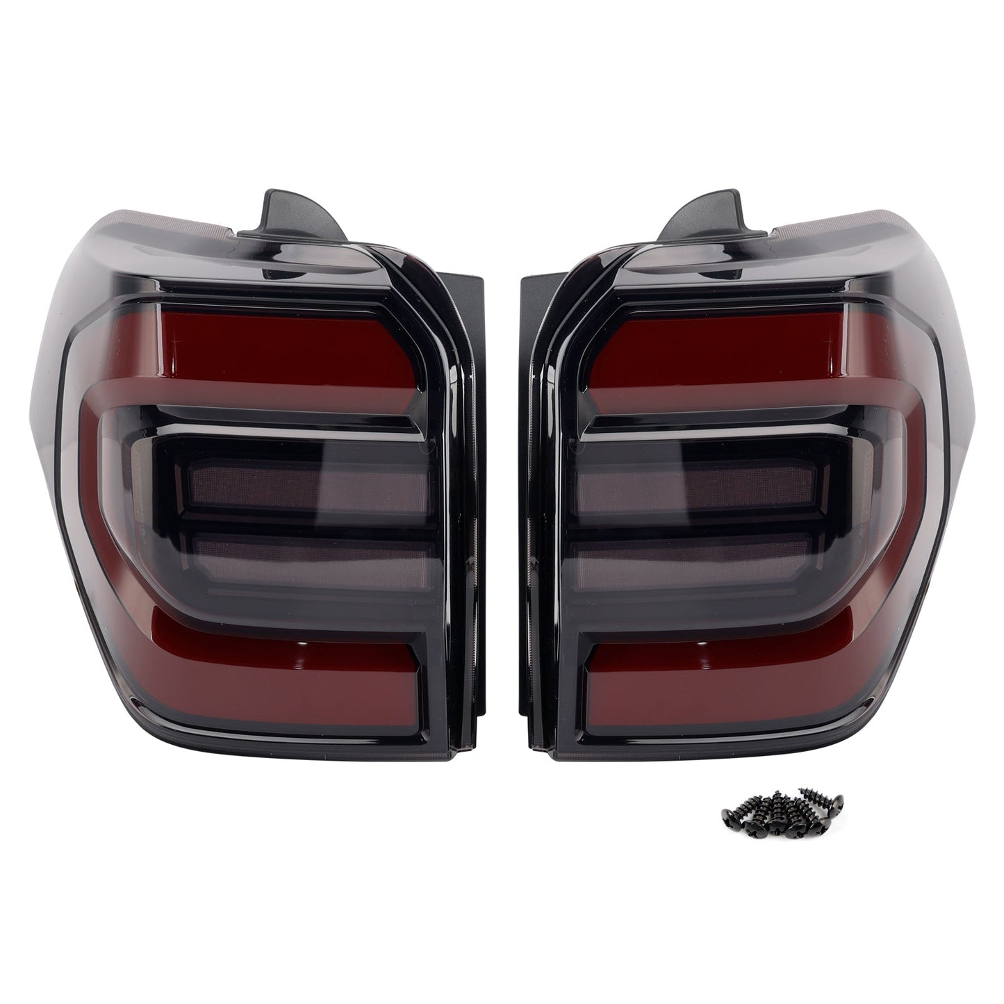 Black Animation Sequential Rear Lamp For Toyota 4Runner 2010-2024 2PCS LED Tail Lights 12W