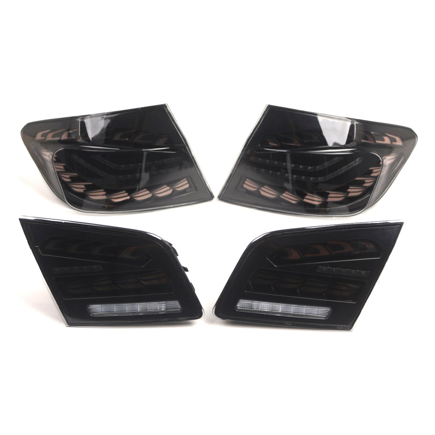 2010-2016 BMW 6th Gen 5-Series5F10 F18 M5 L&R Smoked LED Tail Lights Rear Lamp Assembly